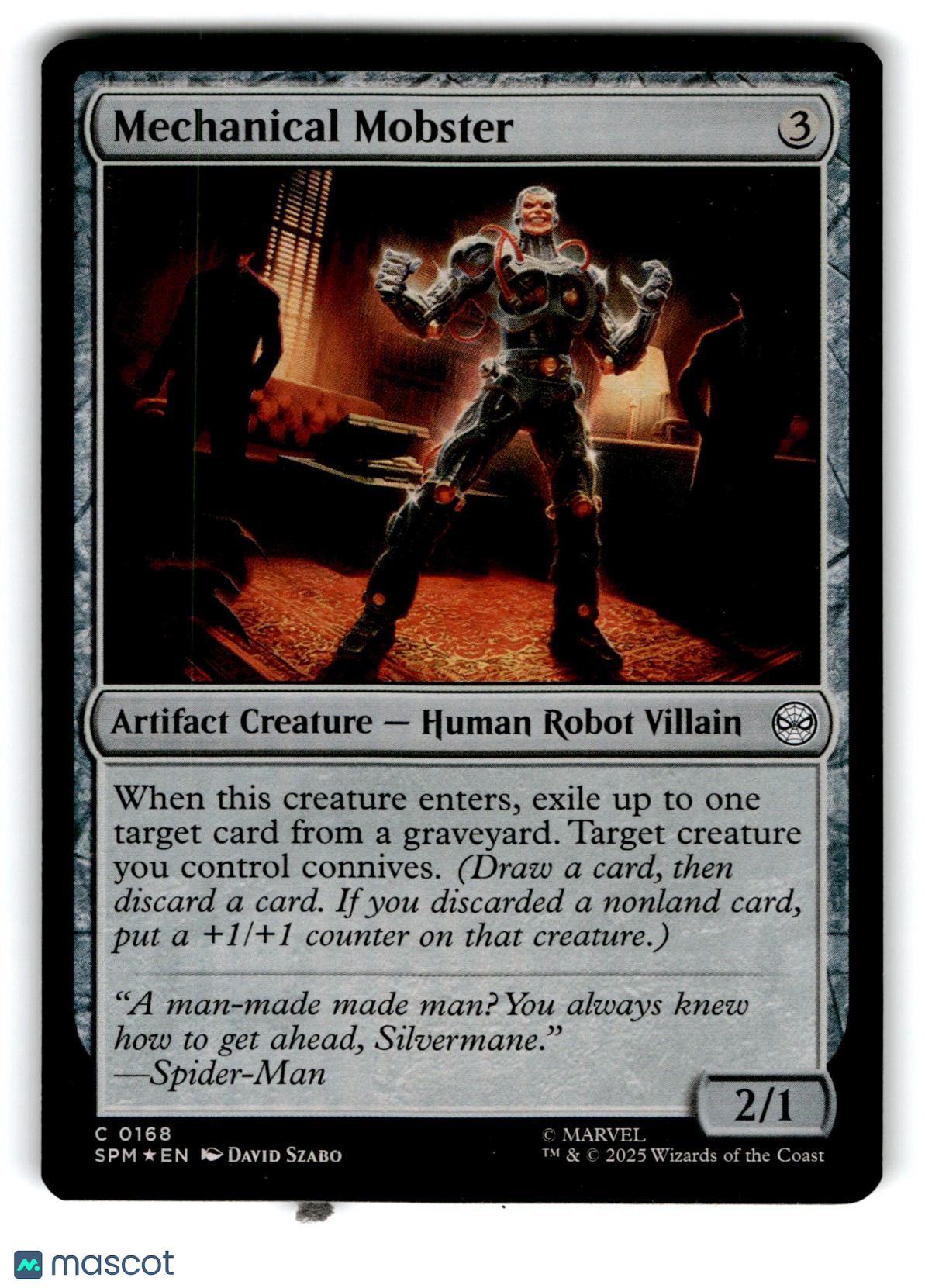 Mechanical Mobster Marvel's Spider-Man Regular Foil