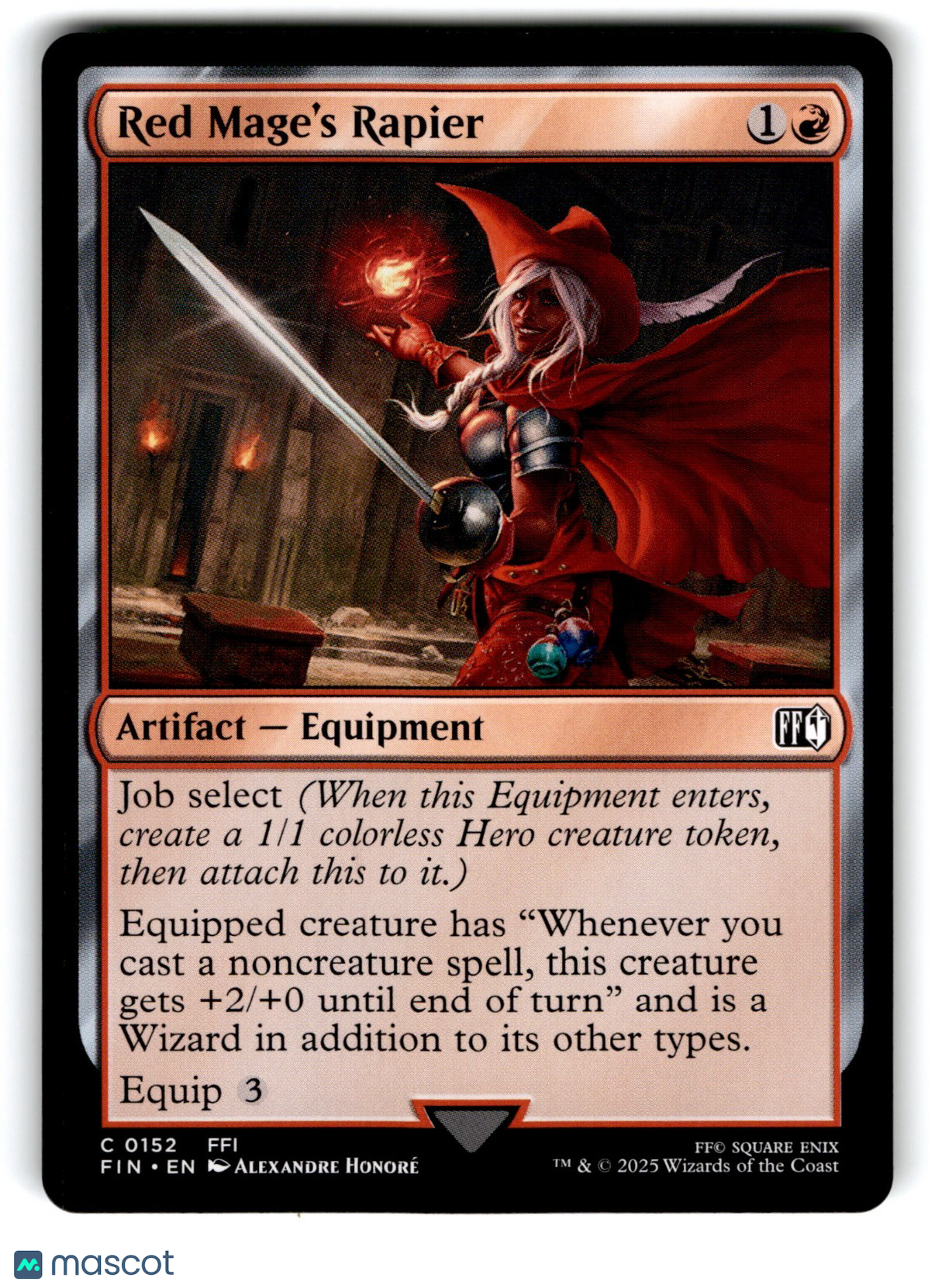 Final Fantasy Magic: The Gathering Red Mage's Rapier