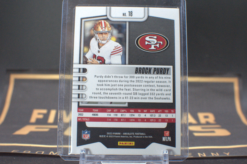 2023 Panini Absolute: Brock Purdy #18