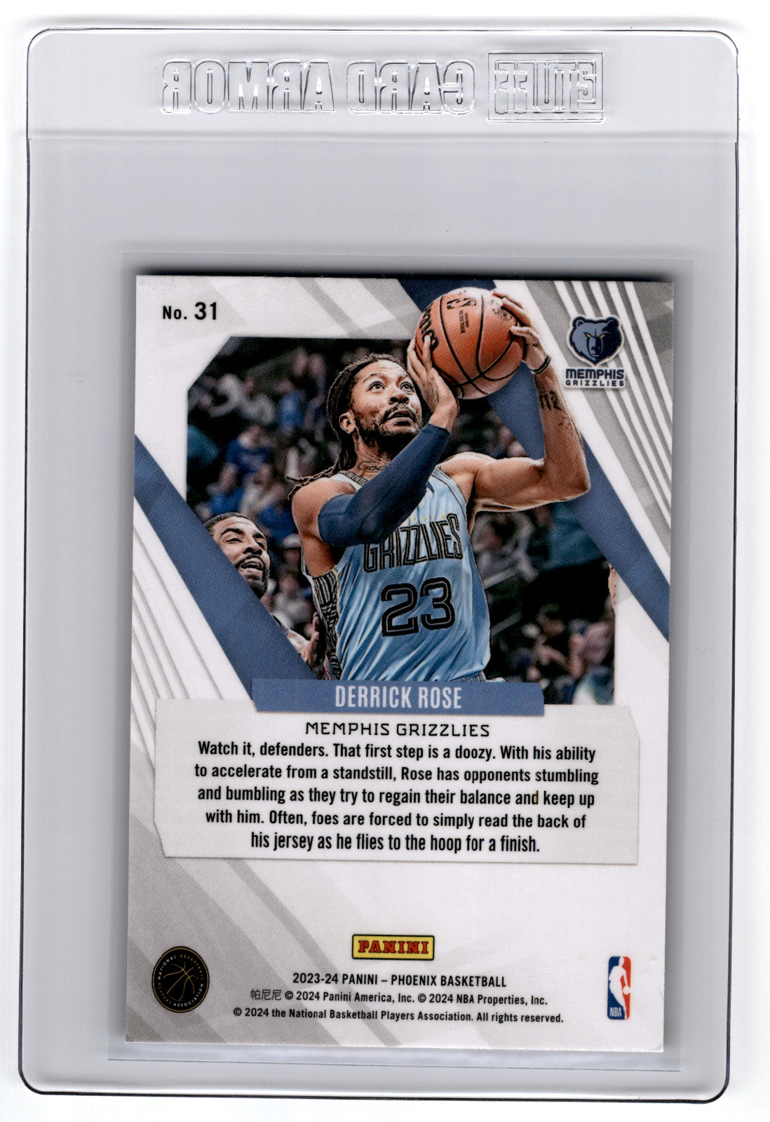 2023 Panini Phoenix Derrick Rose Red Ice #31 **Free Shipping @ $10+**