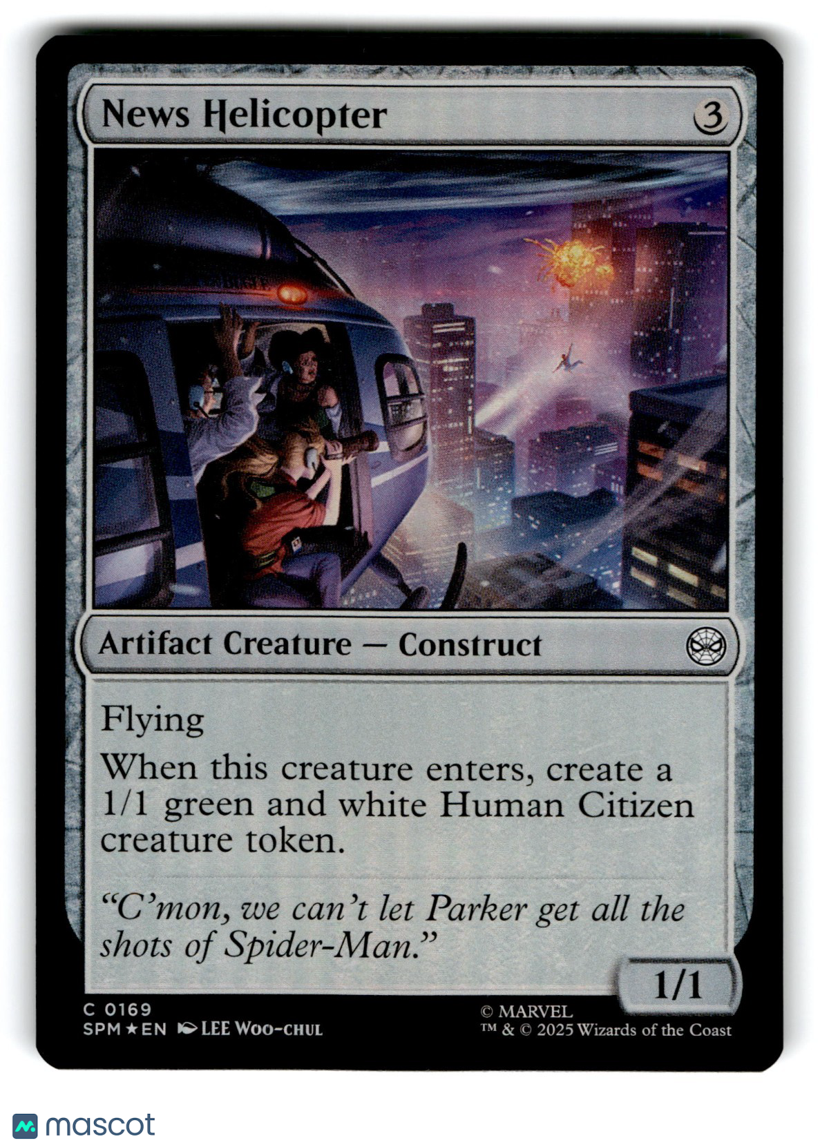 News Helicopter Marvel's Spider-Man Regular Foil