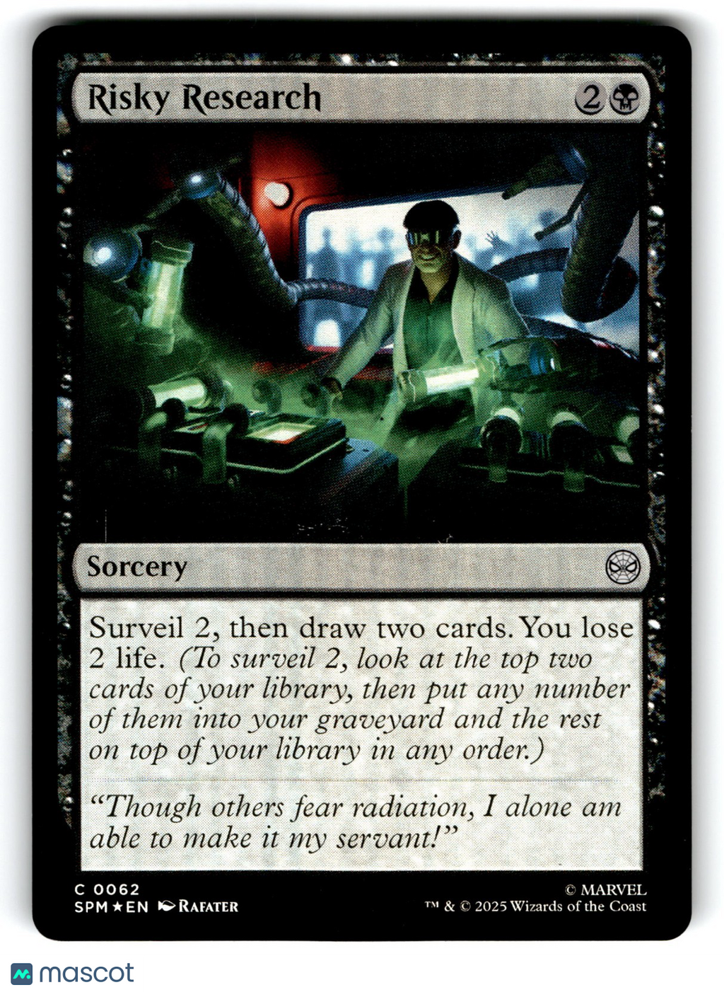 Risky Research Marvel's Spider-Man Regular Foil