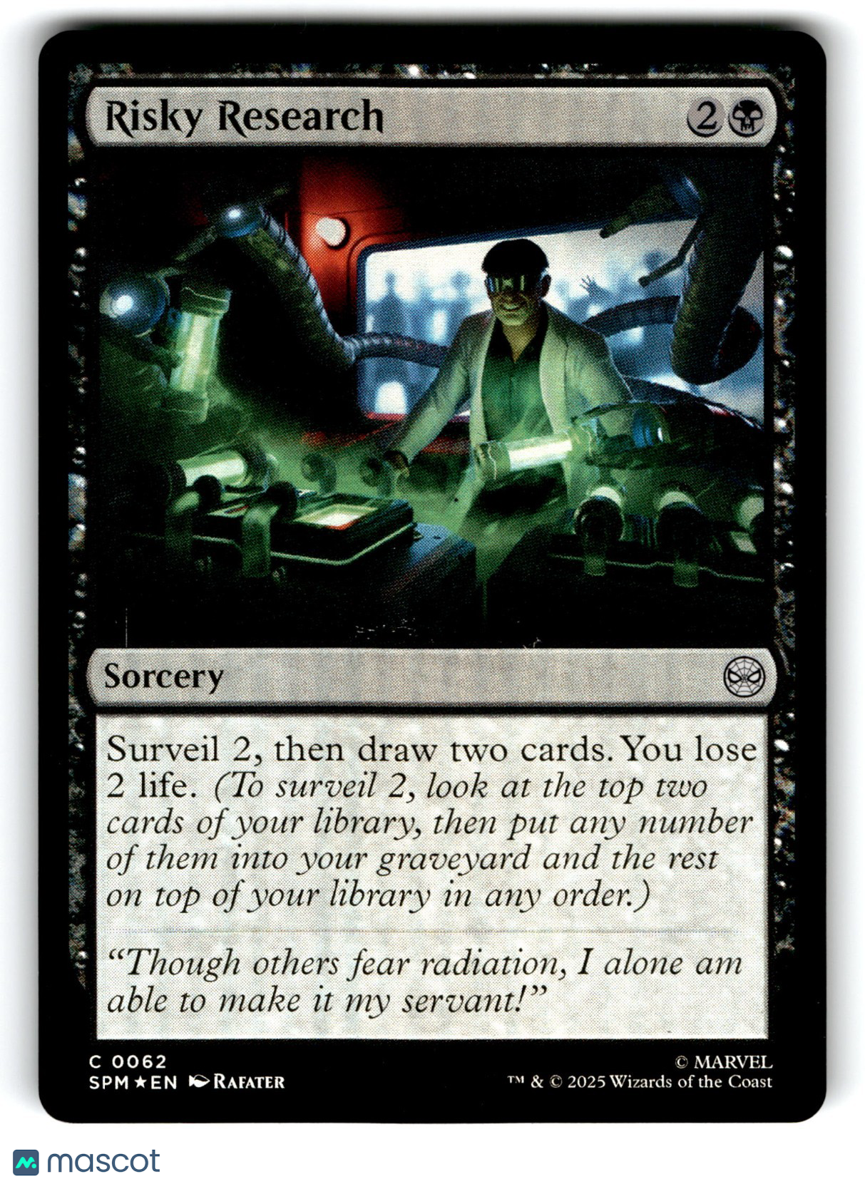 Risky Research Marvel's Spider-Man Regular Foil