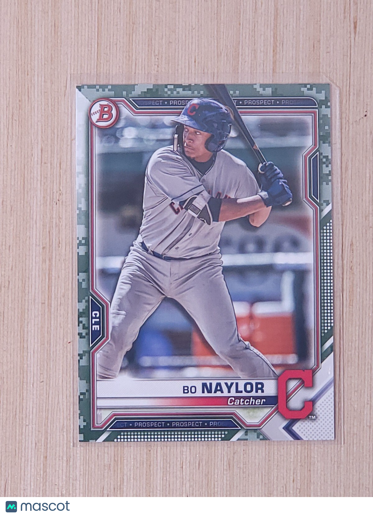 2021 Bowman - Prospects Bo Naylor #BP-124 Camo