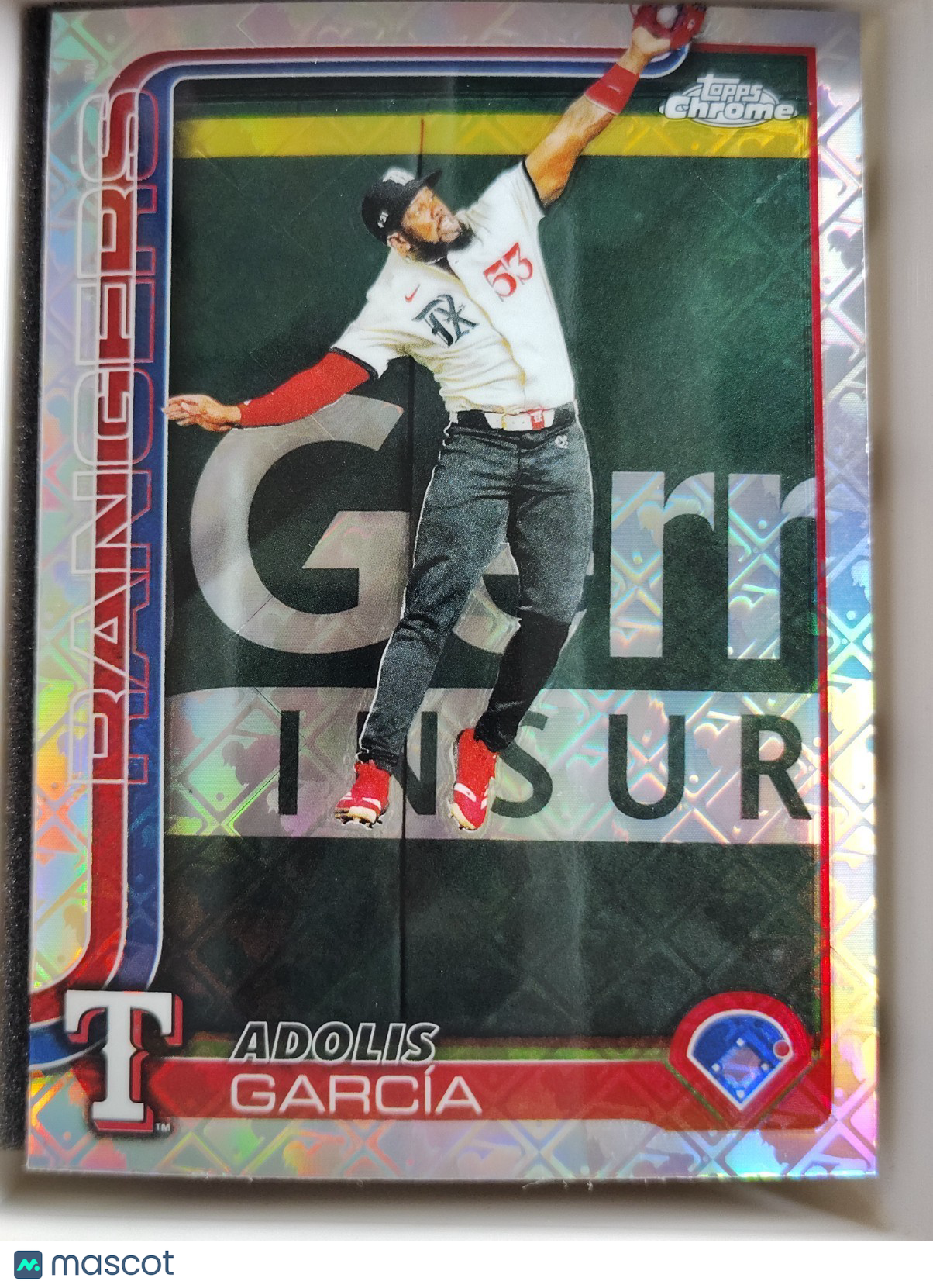 2025 Topps Chrome - Adolis Garcia #293 LogoFractor