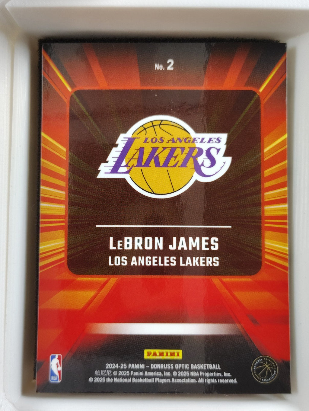2024-25 Panini Donruss Optic Express Lane #2 Lebron James