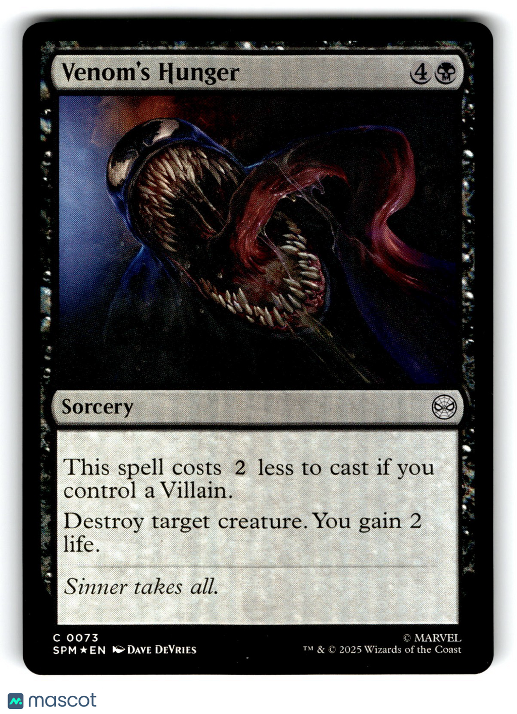 Venom's Hunger Marvel's Spider-Man Regular Foil
