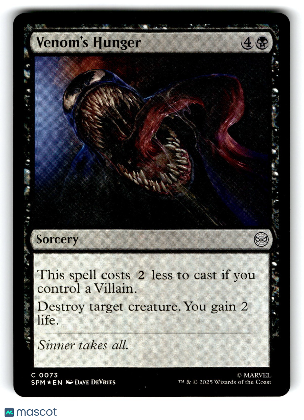 Venom's Hunger Marvel's Spider-Man Regular Foil
