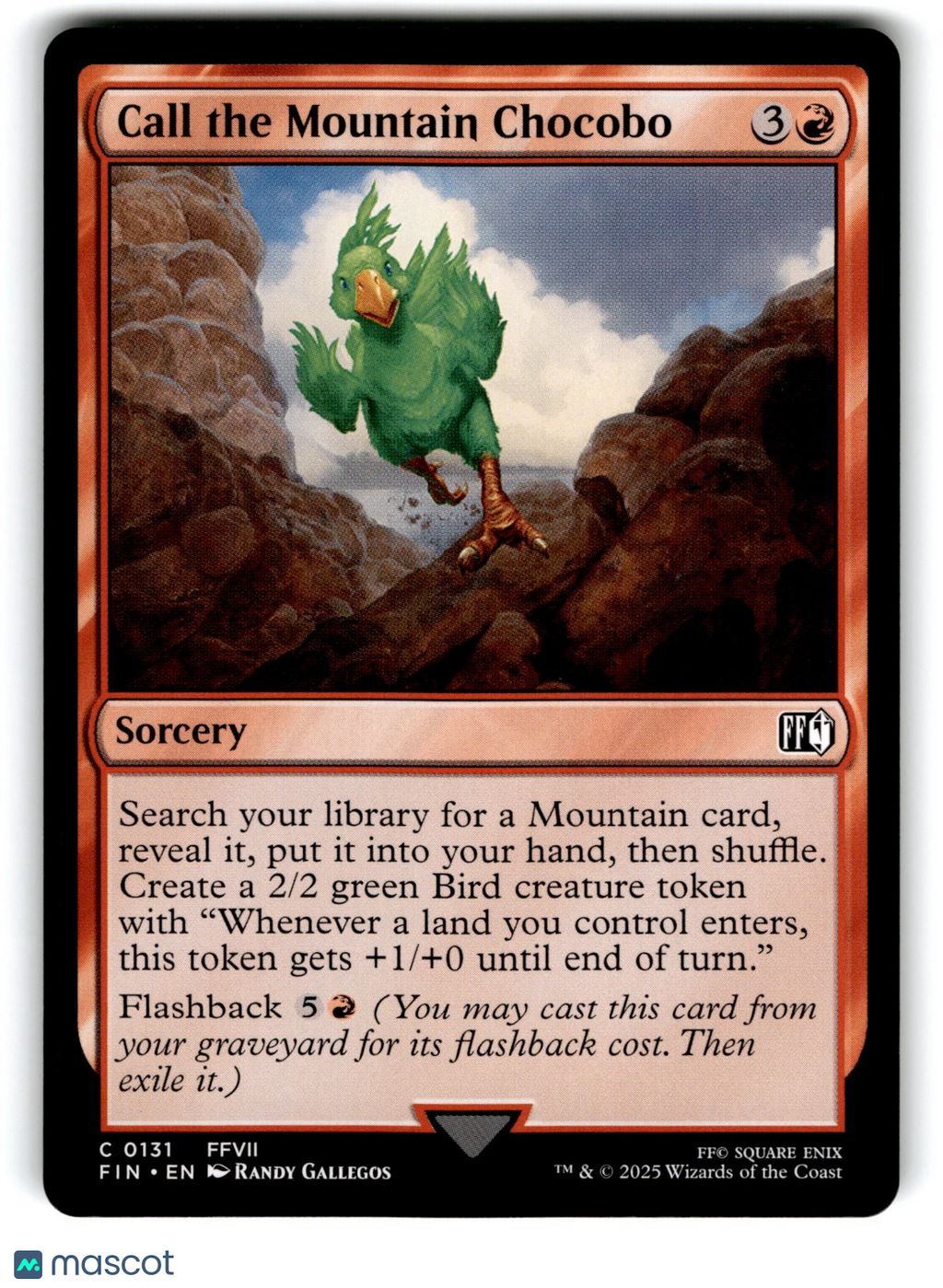 Call the Mountain Chocobo Final Fantasy Regular