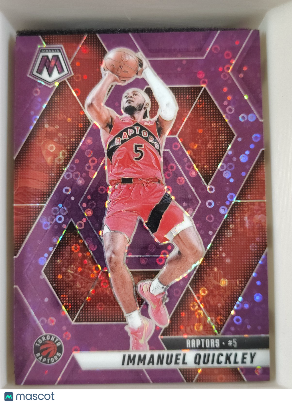 2024-25 Panini Mosaic - Immanuel Quickley #185 Purple Fast Break  44/50
