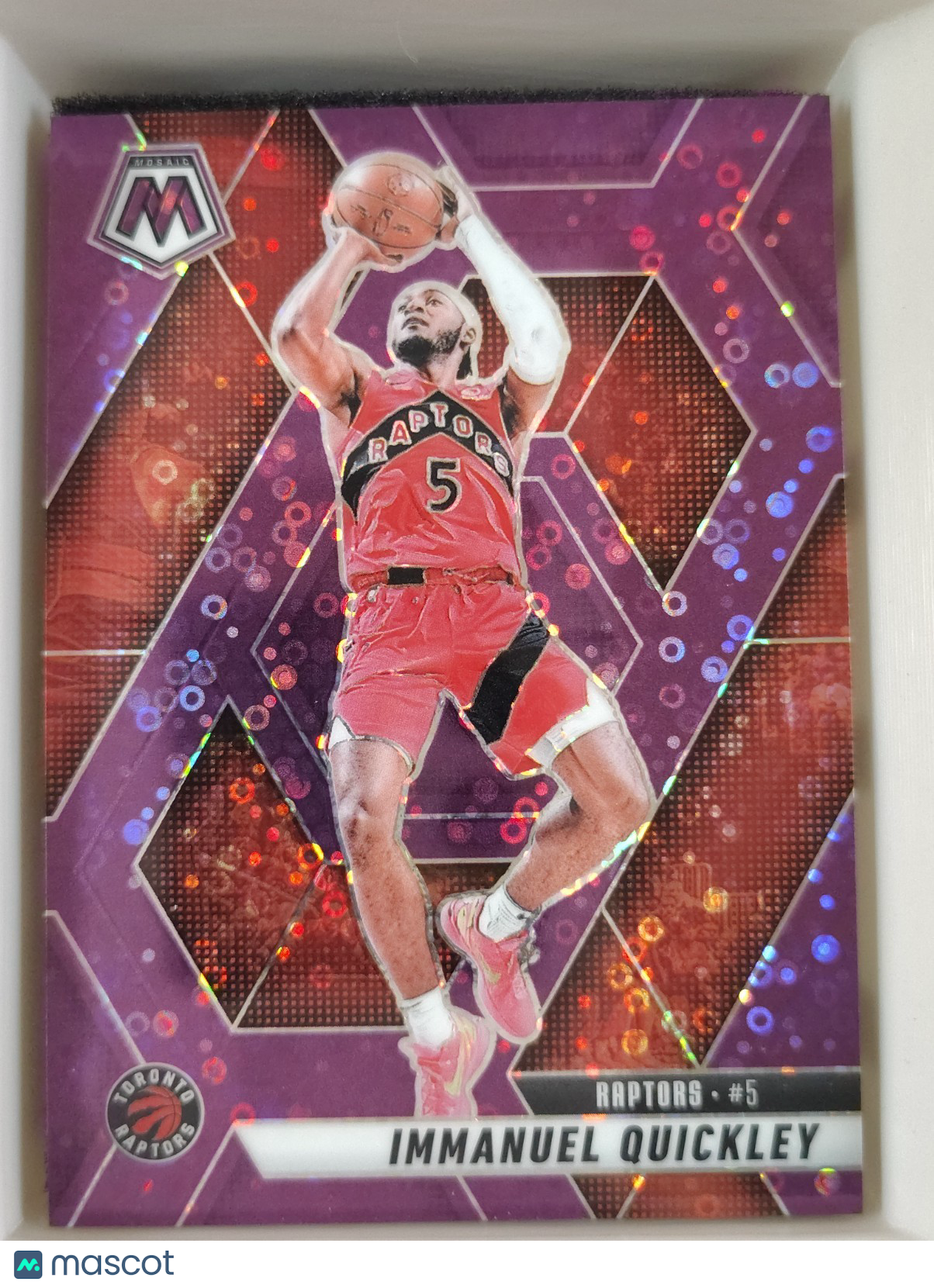 2024-25 Panini Mosaic - Immanuel Quickley #185 Purple Fast Break  44/50