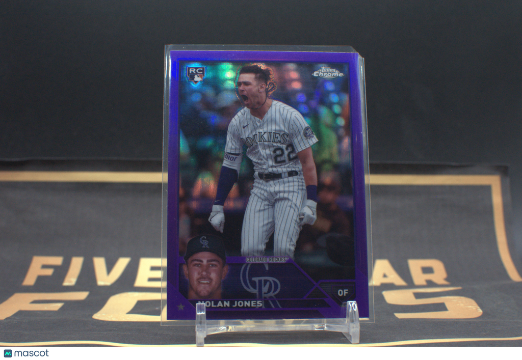 2023 Topps Chrome Update #USC178 Nolan Jones Purple 064/250 *Free Shipping @$10+