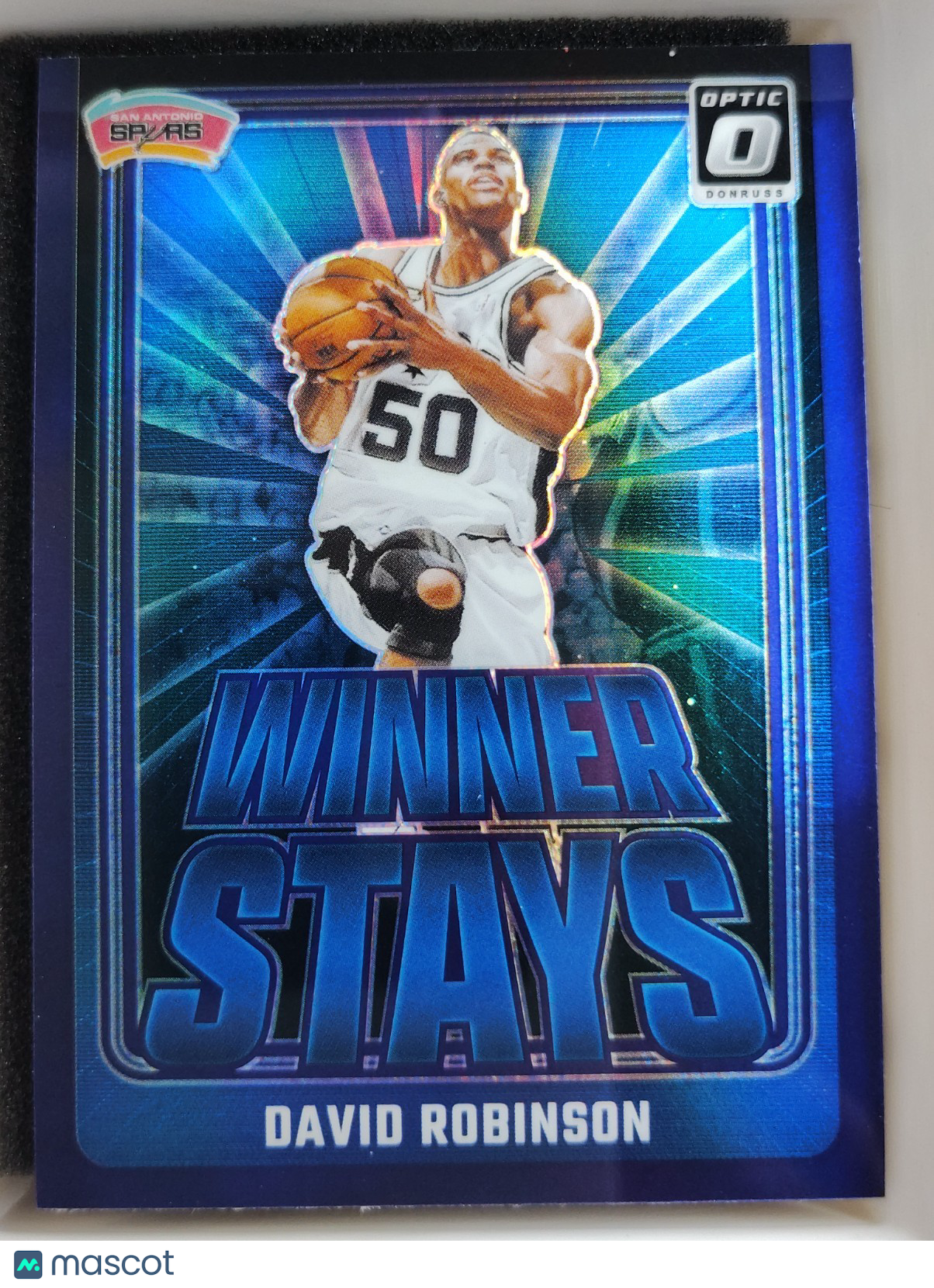 2024-25 Panini Donruss Optic Winner Stays David Robinson #15 Purple