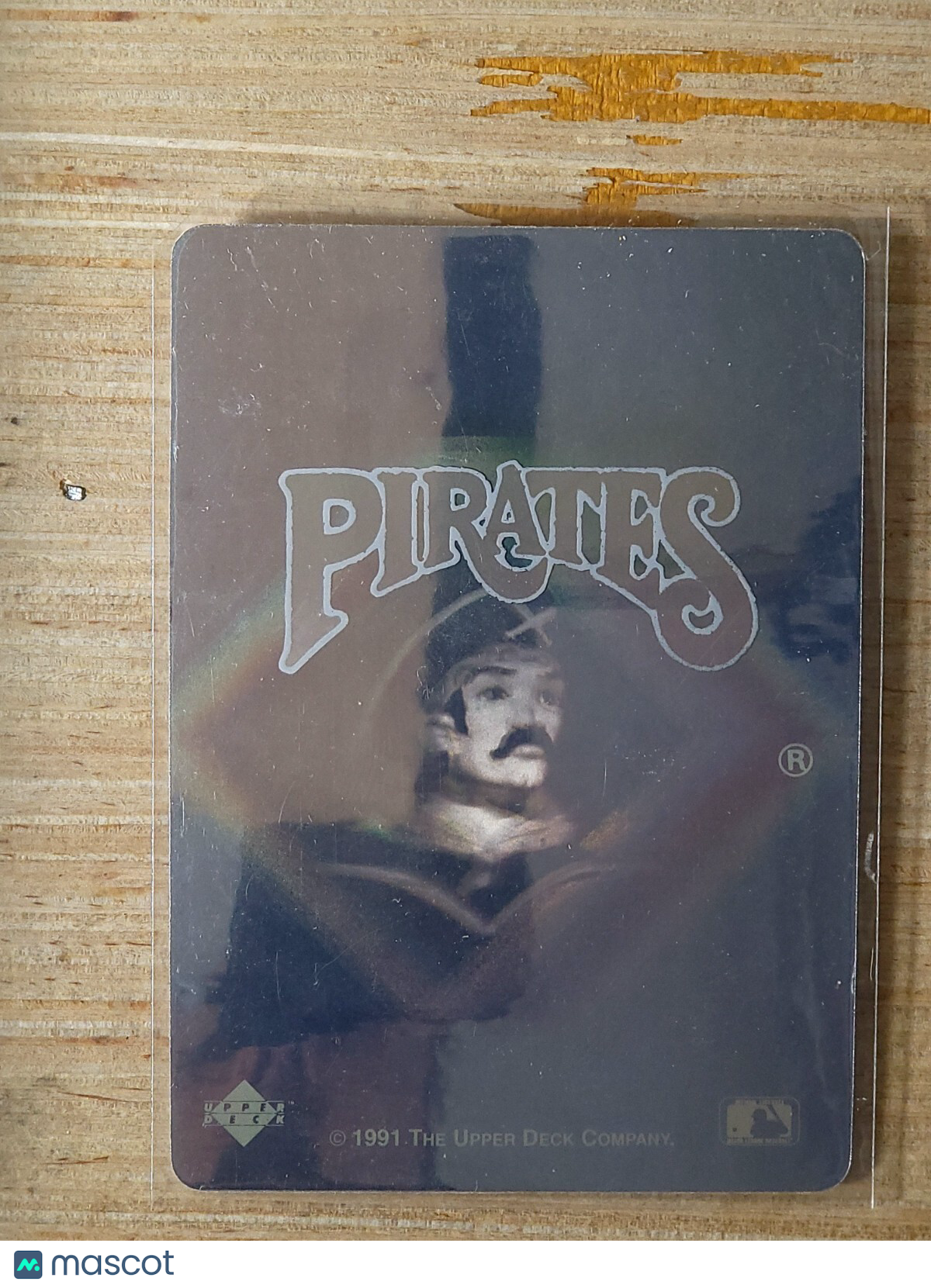 1991 Upper Deck -Pirates Holo Logo Sticker