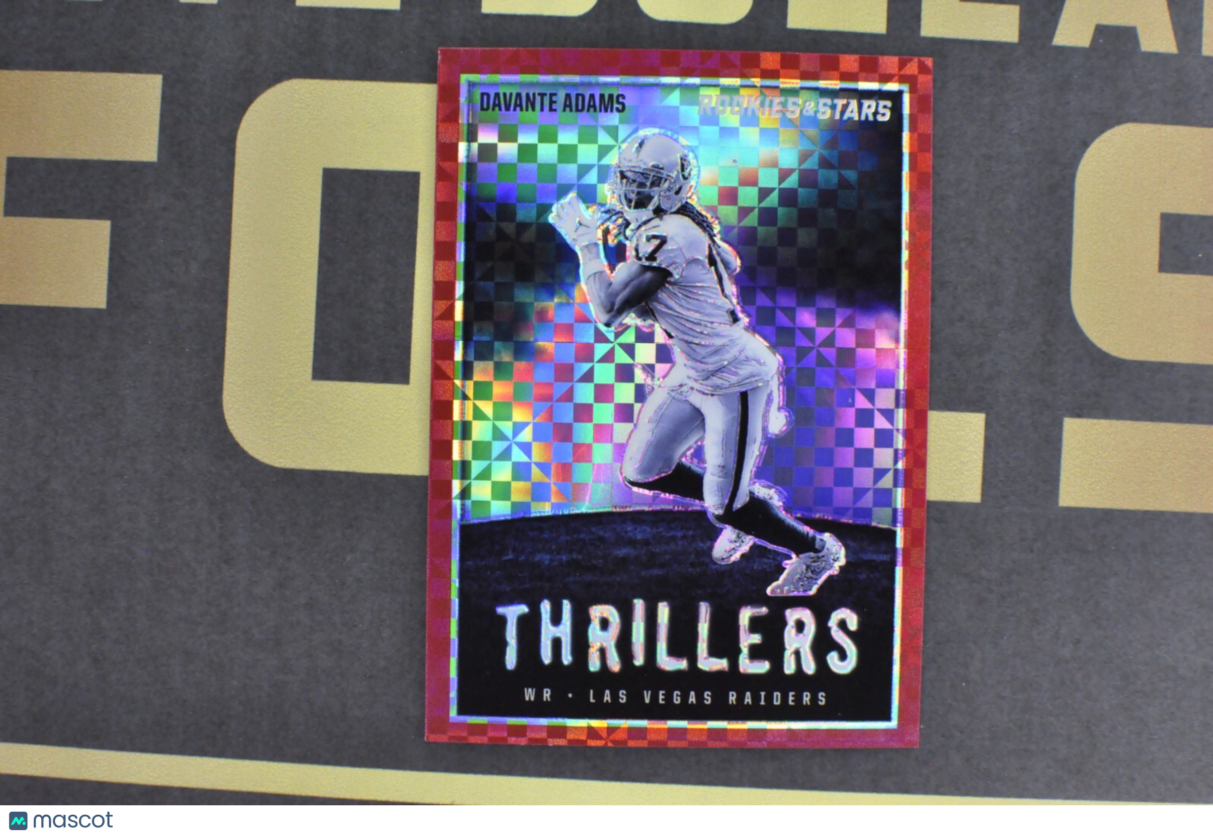 DAVANTE ADAMS 2023 Rookies & Stars RED PLAID THRILLERS RAIDERS - TH-16