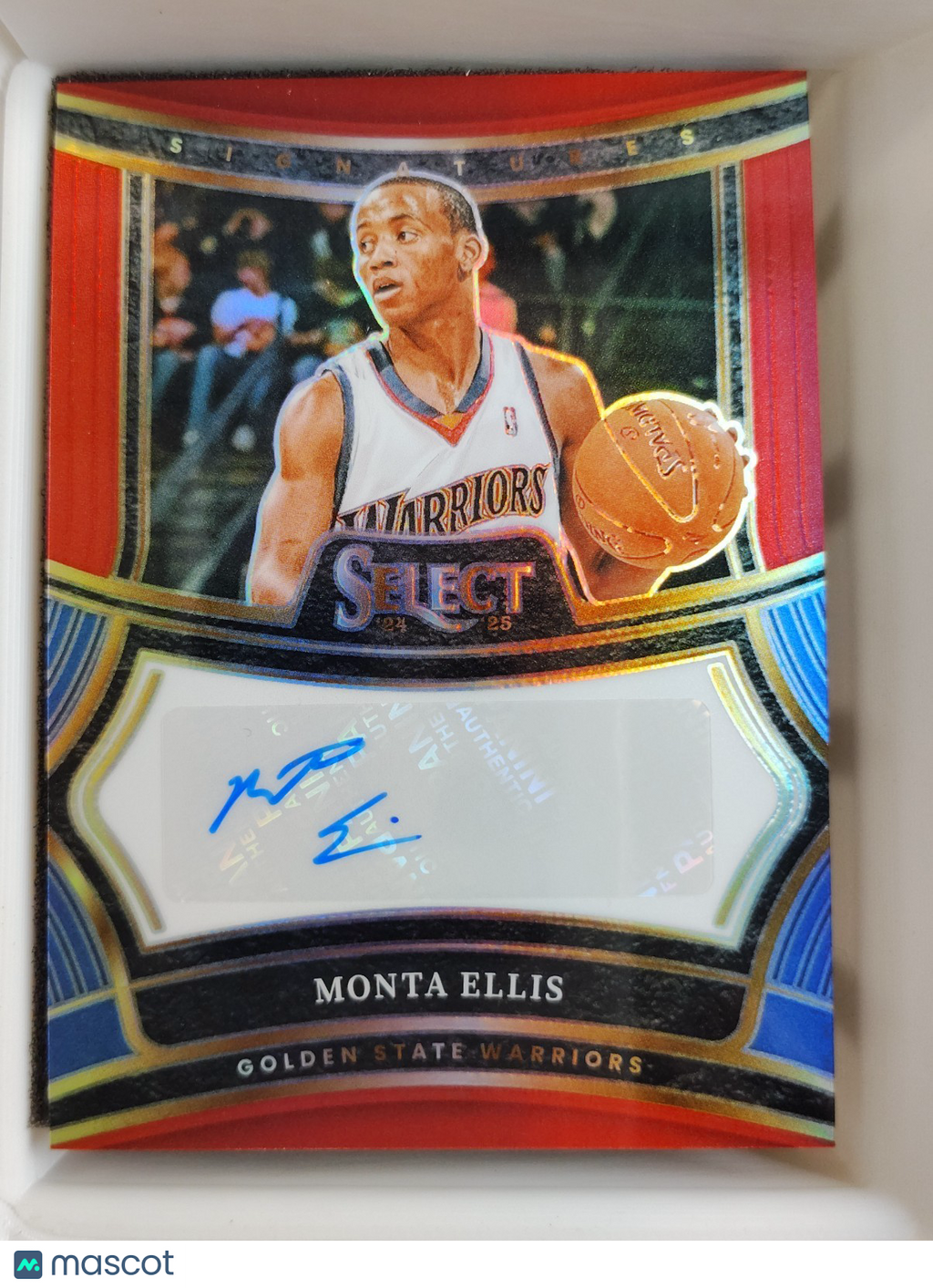 2024-25 Panini Select - Signatures Monta Ellis #SIG-ELL Red Prizm 76/99