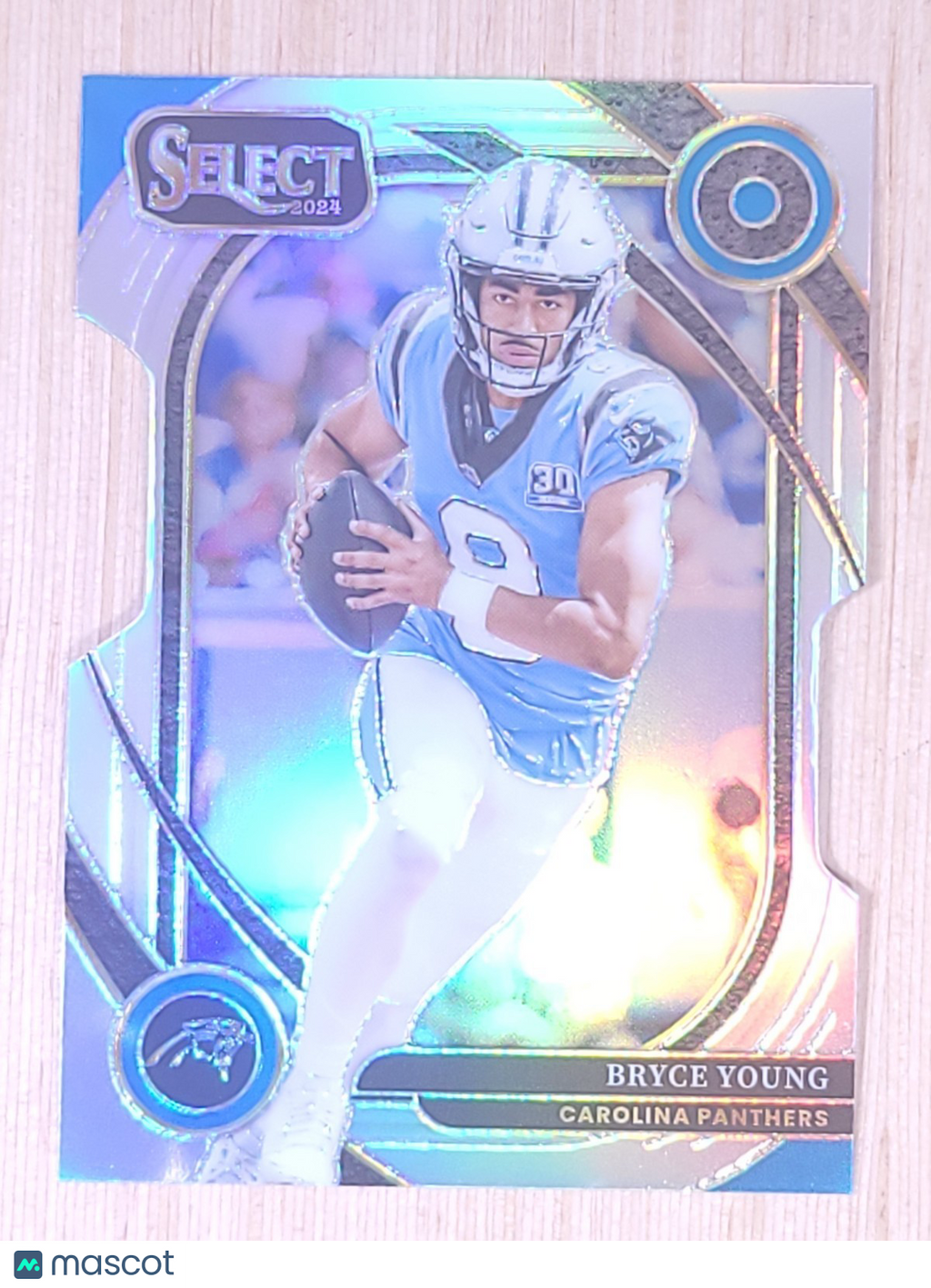 2024 Panini Select #213 Bryce Young Club Level Die-Cut Prizm