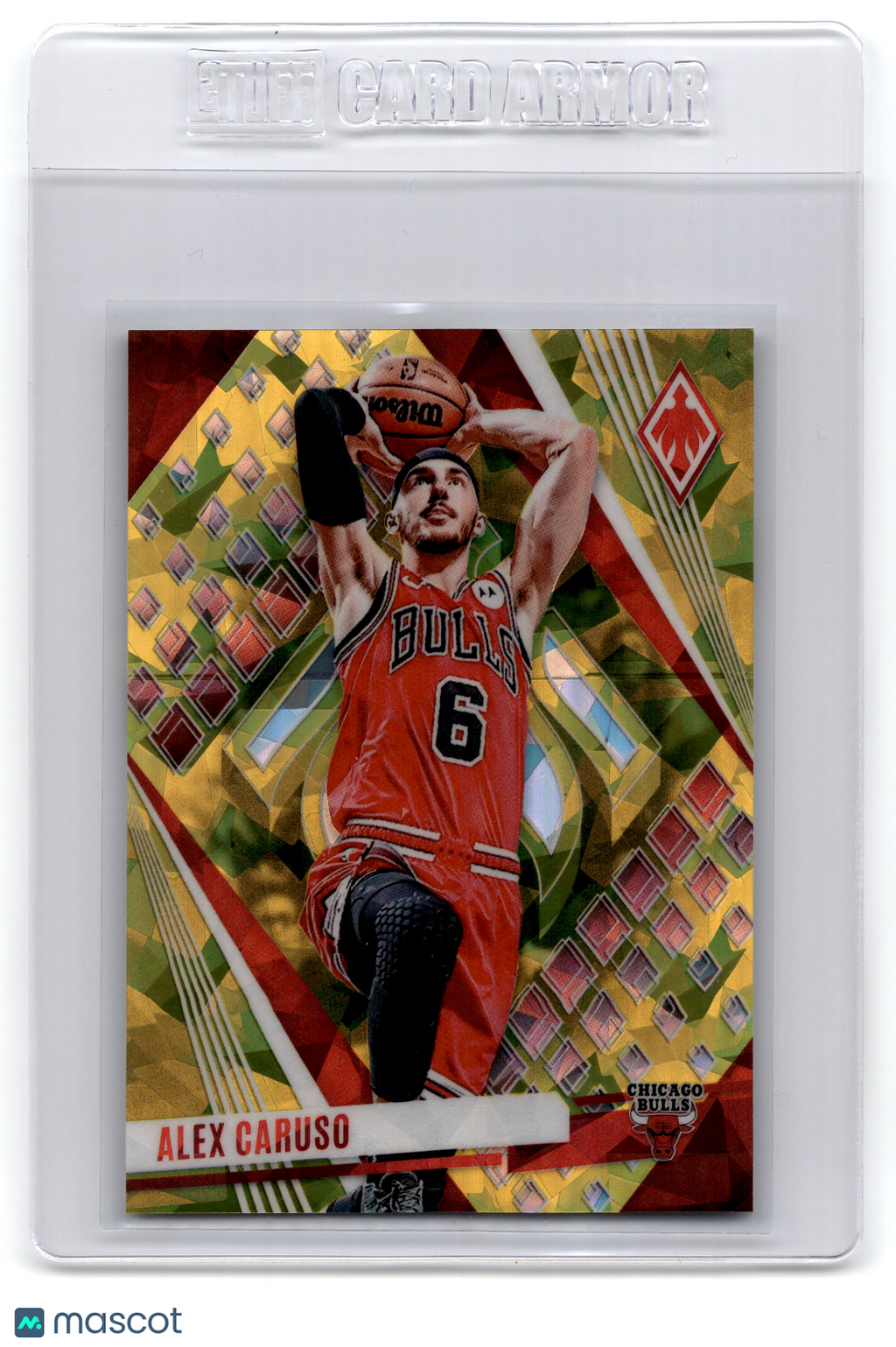 2023-24 Panini Alex Caruso #110 Yellow Ice