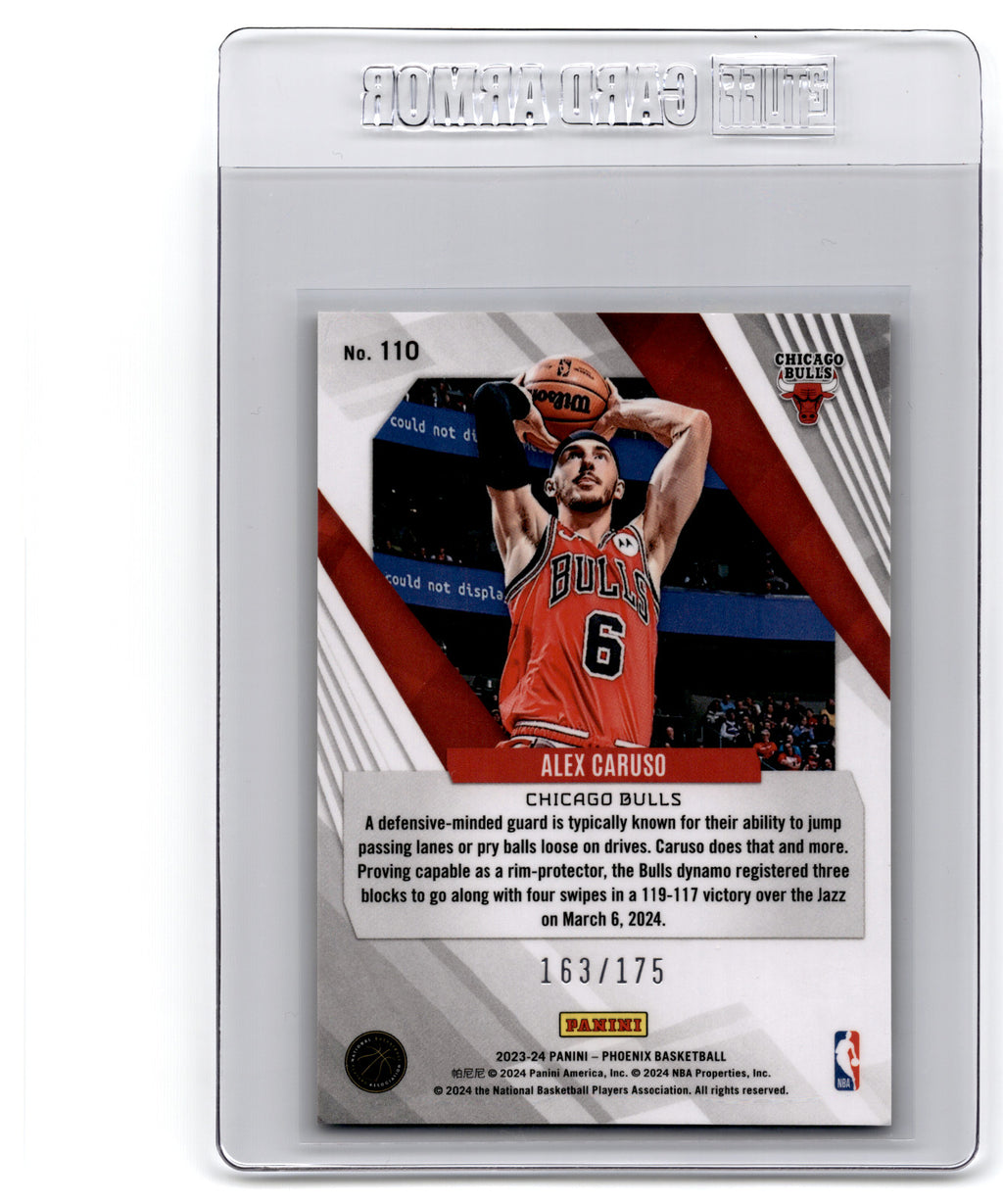 2023-24 Panini Alex Caruso #110 Yellow Ice