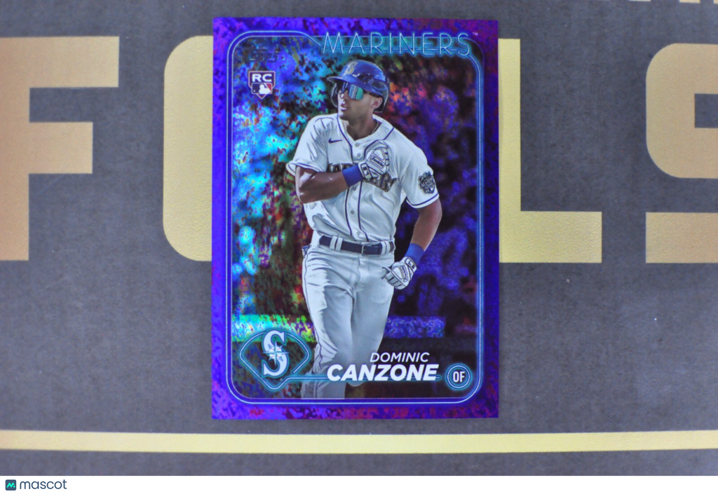 Dominic Canzone [Purple Holofoil] #195 (2024 Topps) 768/799