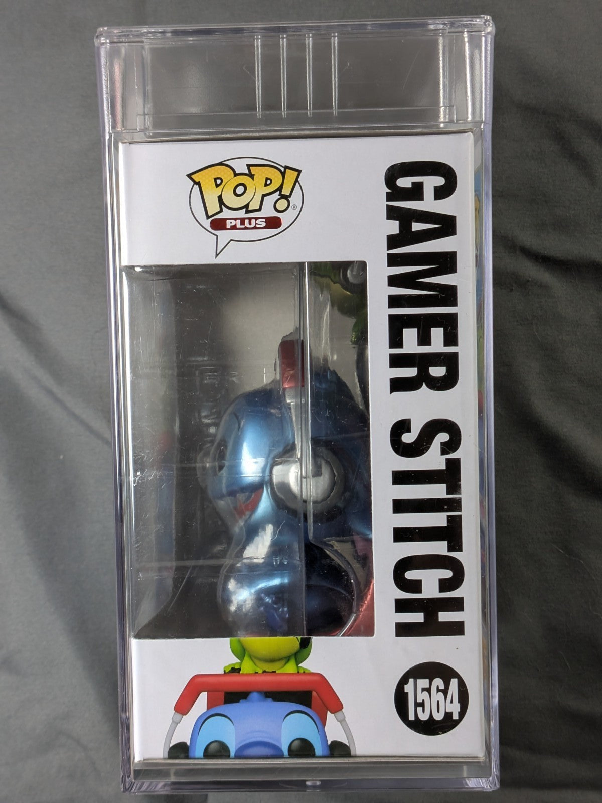 Funko POP! Plus Lilo & Stitch 1564 Gamer Stitch Metallic PSA 9