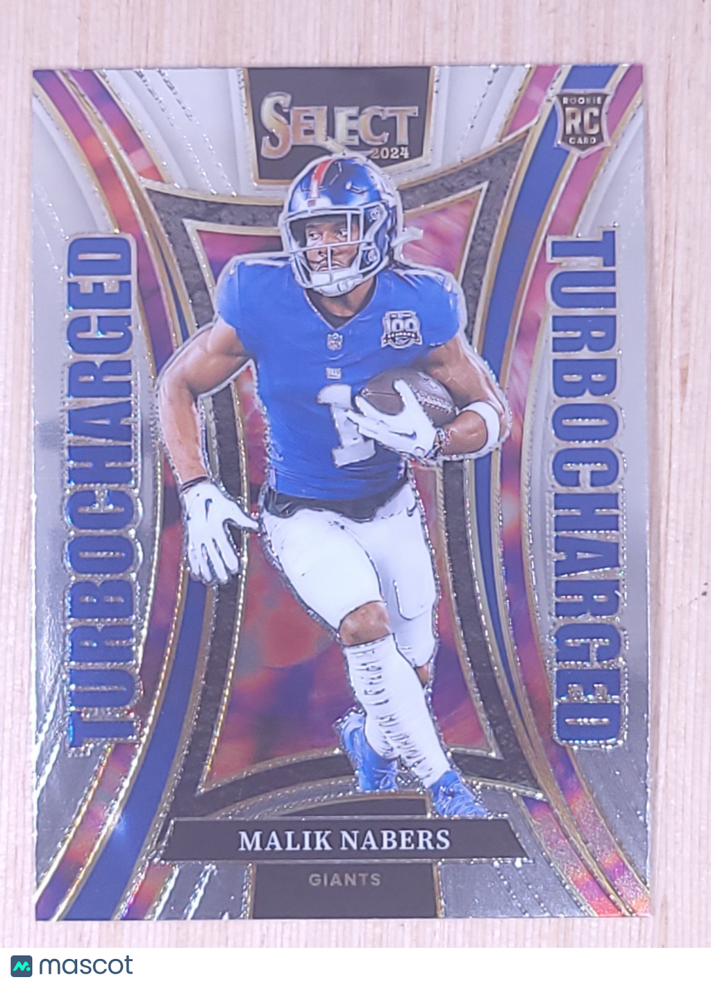 2024 Panini Select Turbo Charged #15 Malik Nabers