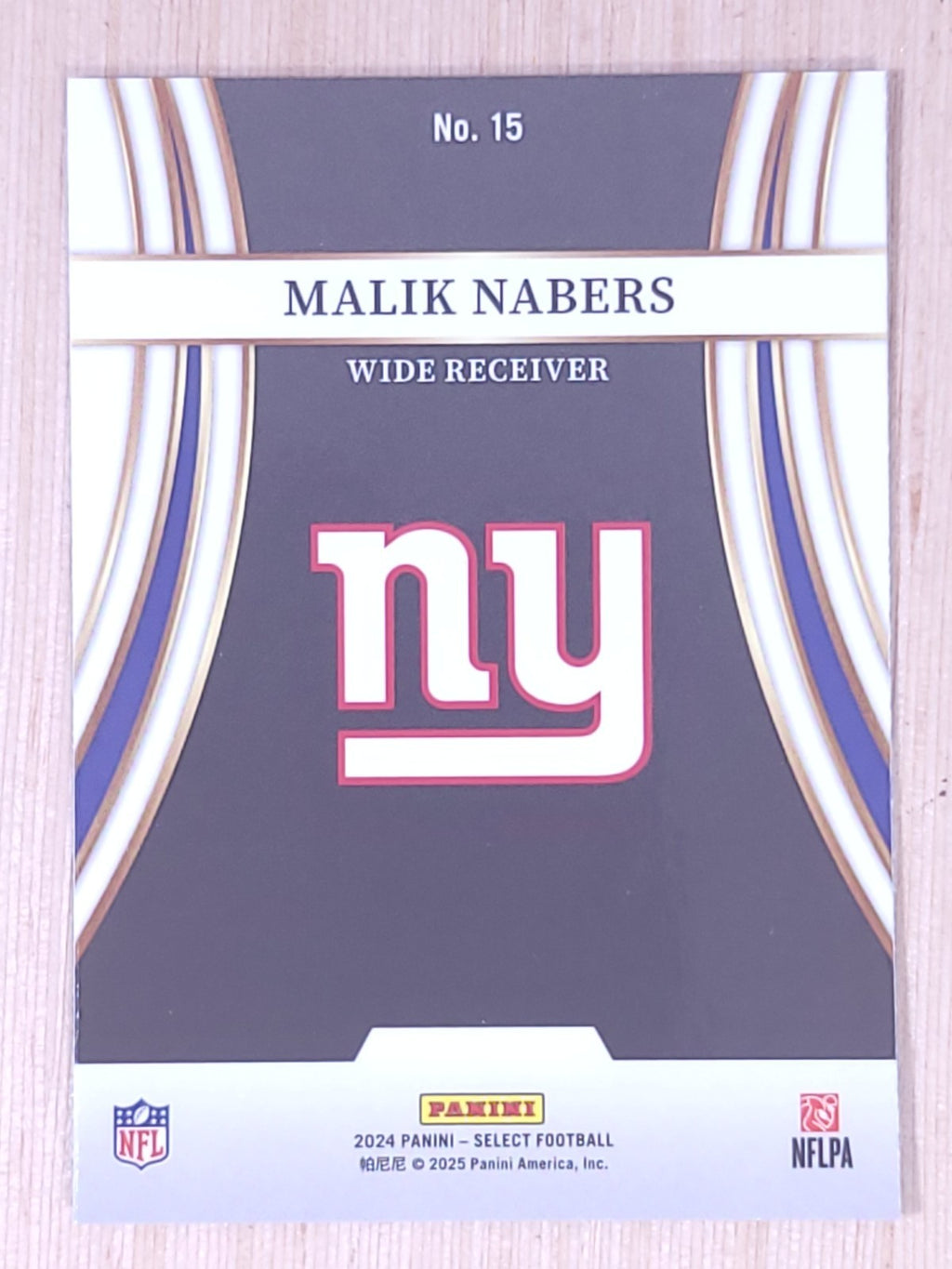 2024 Panini Select Turbo Charged #15 Malik Nabers