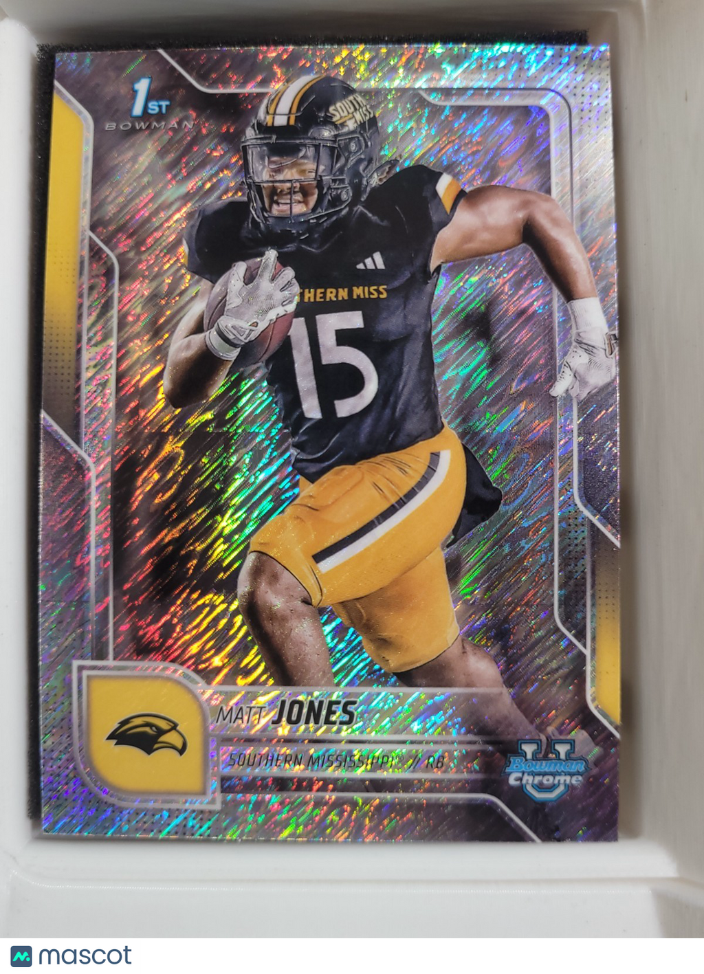 2025 Bowman University Chrome -Matt Jones #101 Shimmer