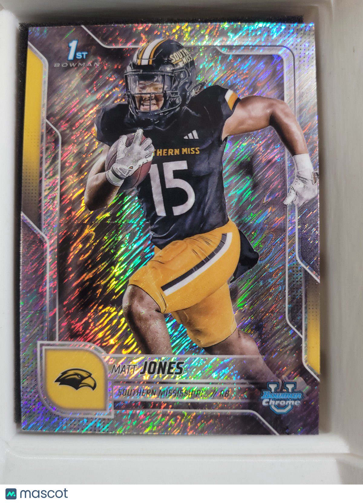 2025 Bowman University Chrome -Matt Jones #101 Shimmer
