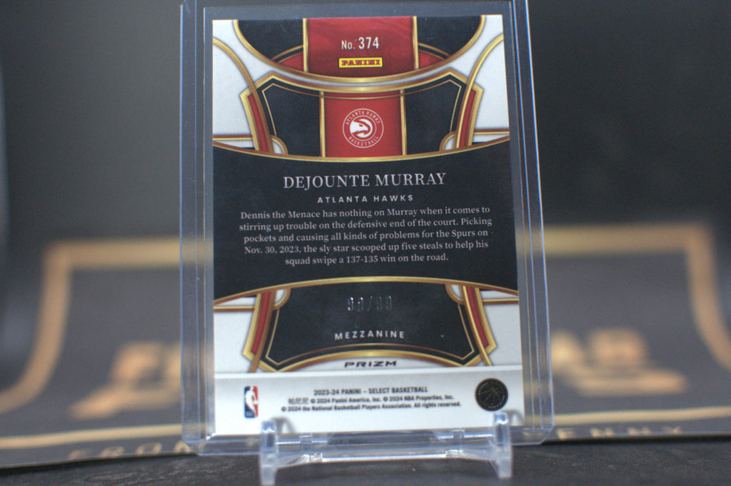 2023-24 NBA PANINI SELECT DEJOUNTE MURRAY MEZZANINE Blue Shock 90/99