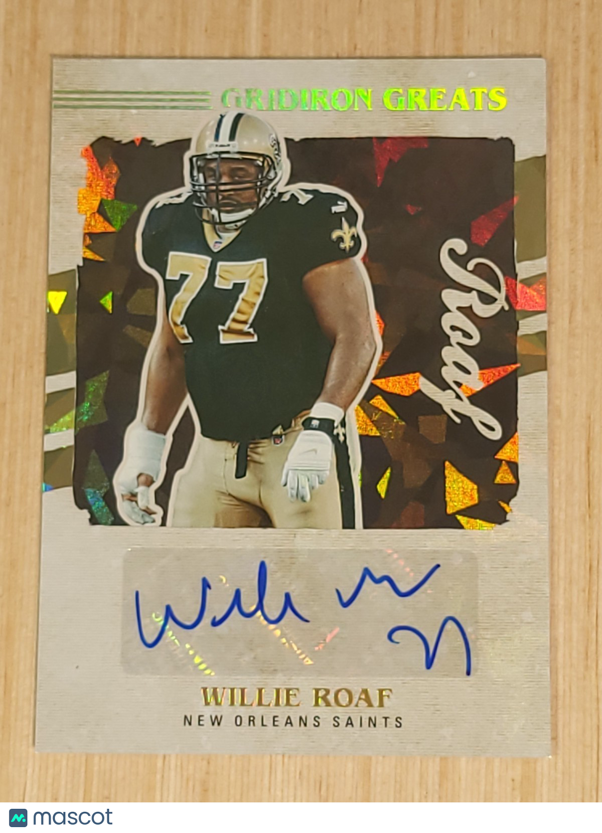 2023 Panini Luminance Gridiron Greats Auto Willie Roaf #GG85