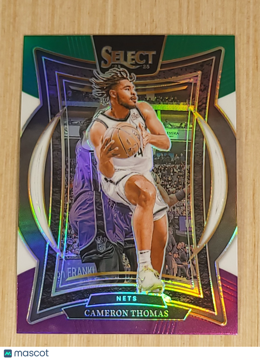 2023-24 Panini Select Premier Level Cameron Thomas #195 Green White Purple