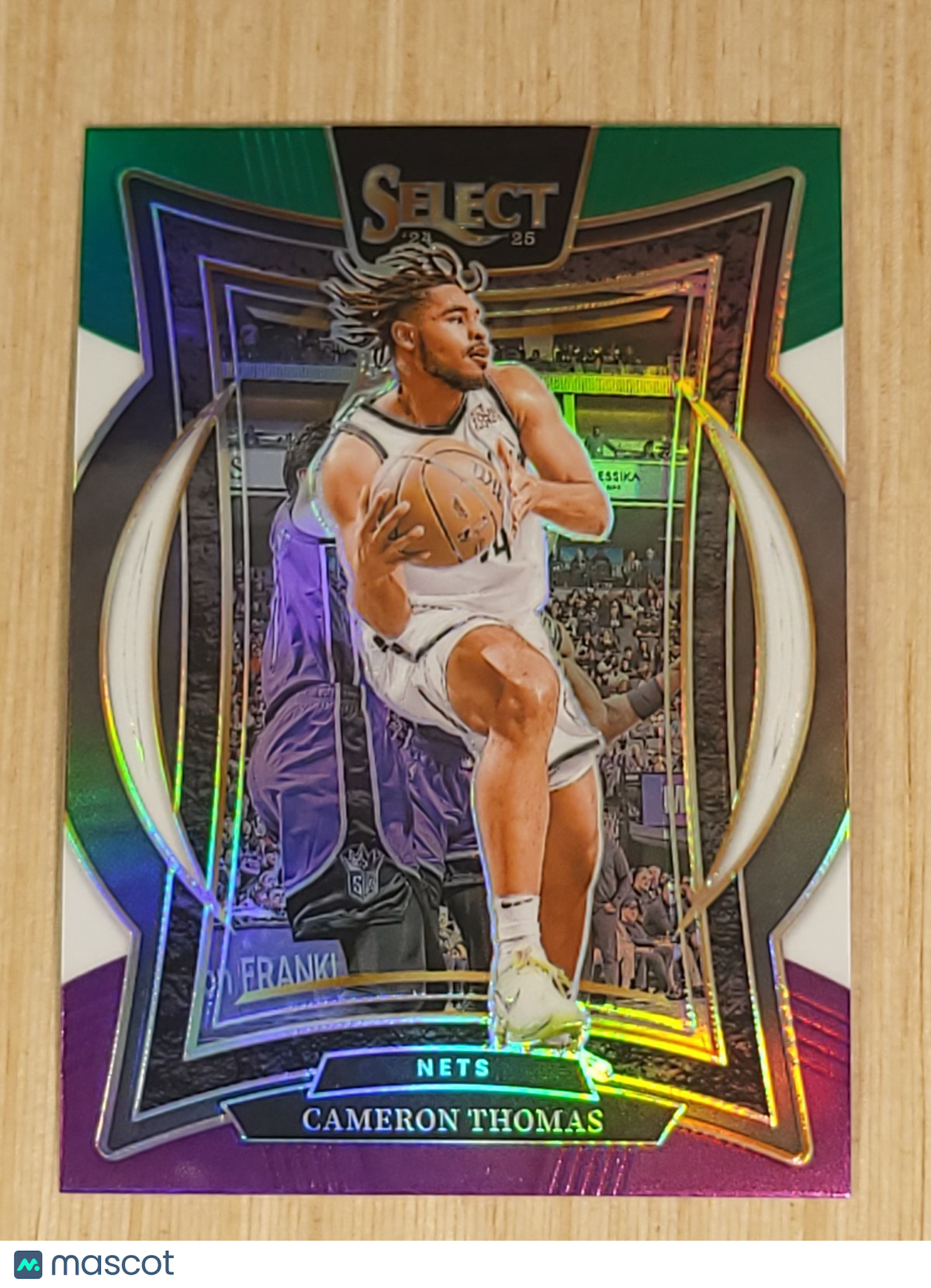 2023-24 Panini Select Premier Level Cameron Thomas #195 Green White Purple