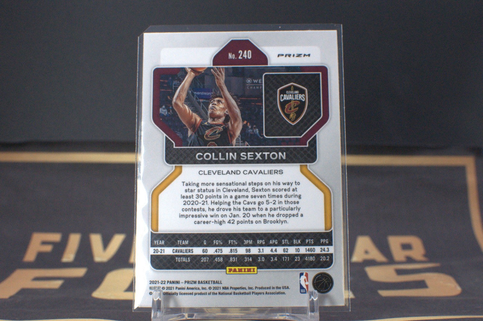 2021 Panini Prizm Collin Sexton [Ruby Wave] #240 **Free Shipping @ $10+**