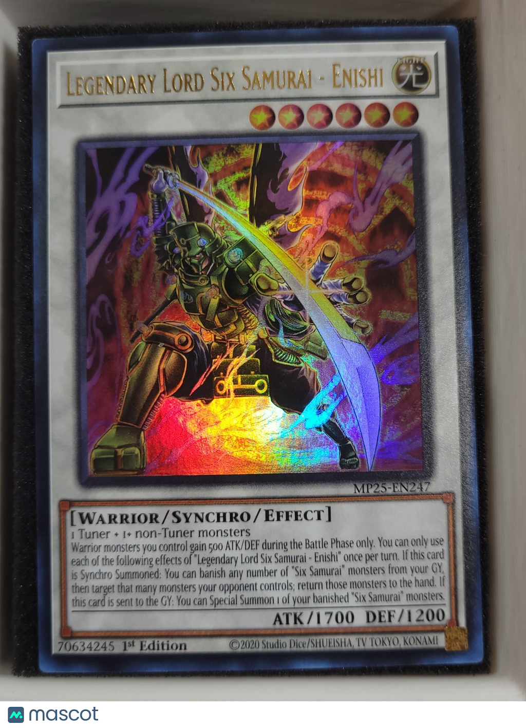 Legendary Lord Six Samurai - Enishi MP25-EN247 2025 Mega-Pack 1st Edition