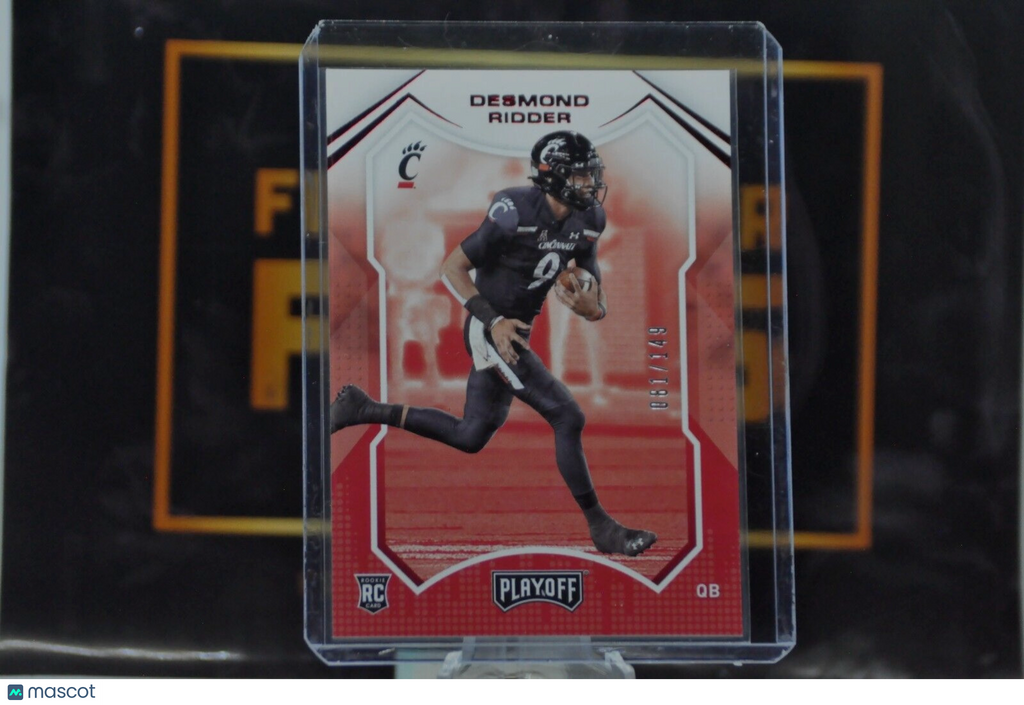 2022 Panini Chronicles Draft Picks Playbook: Desmond Ridder [Red] #7 #081/149
