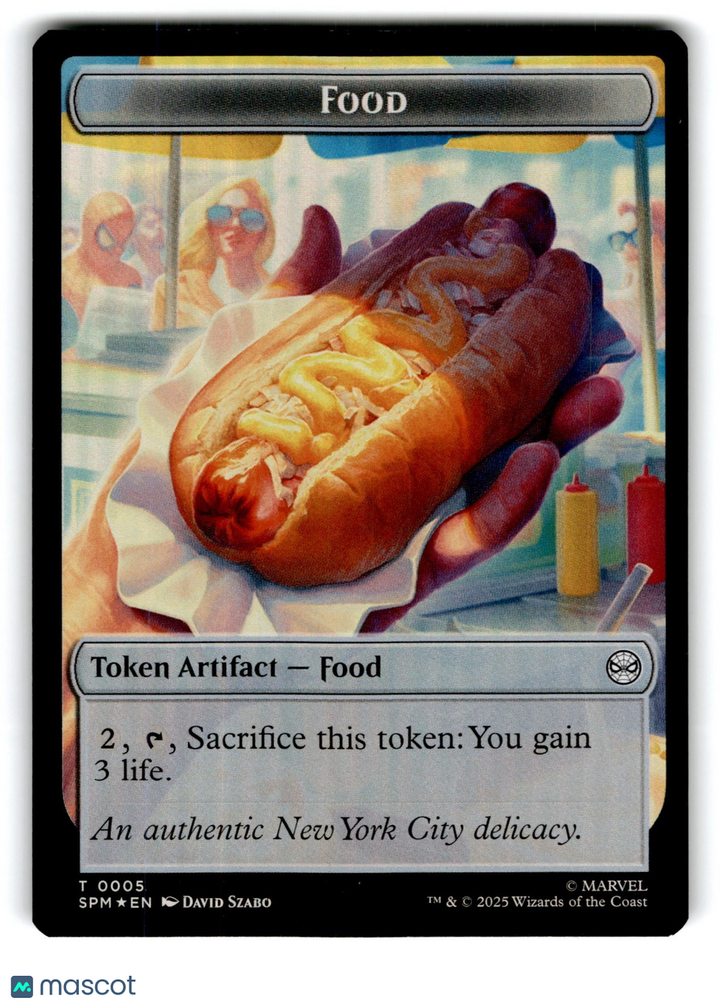 Food // Robot Double-Sided Token Marvel's Spider-Man Regular