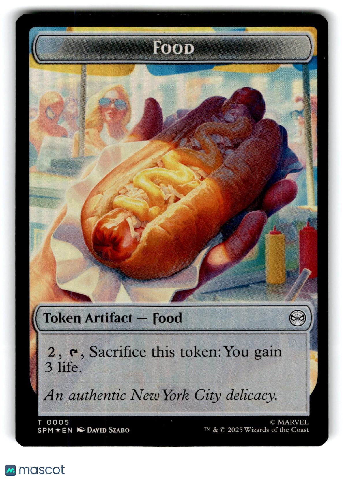 Food // Robot Double-Sided Token Marvel's Spider-Man Regular