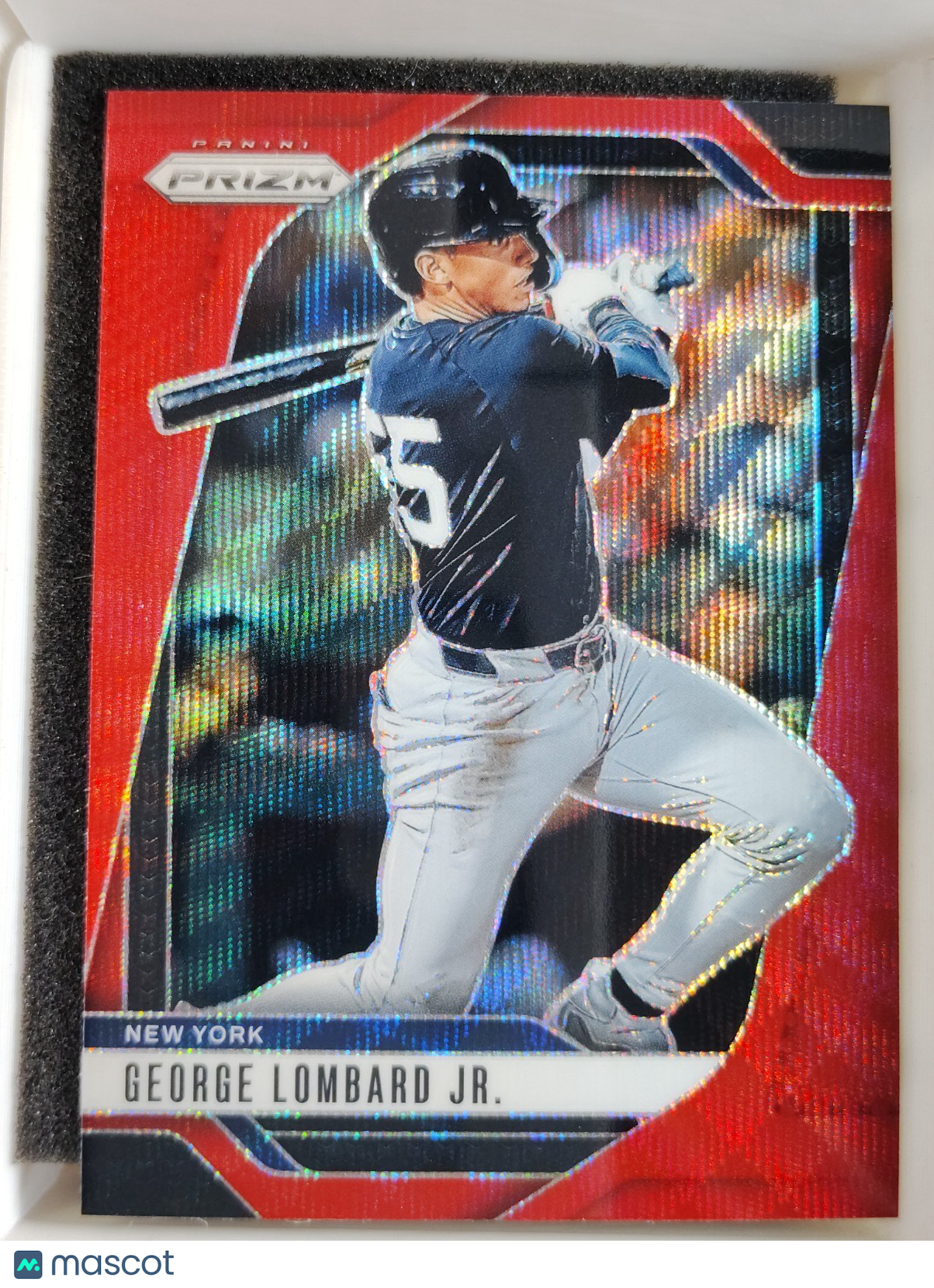 2025 Panini Prizm #122 George Lombard Jr. Ruby Wave