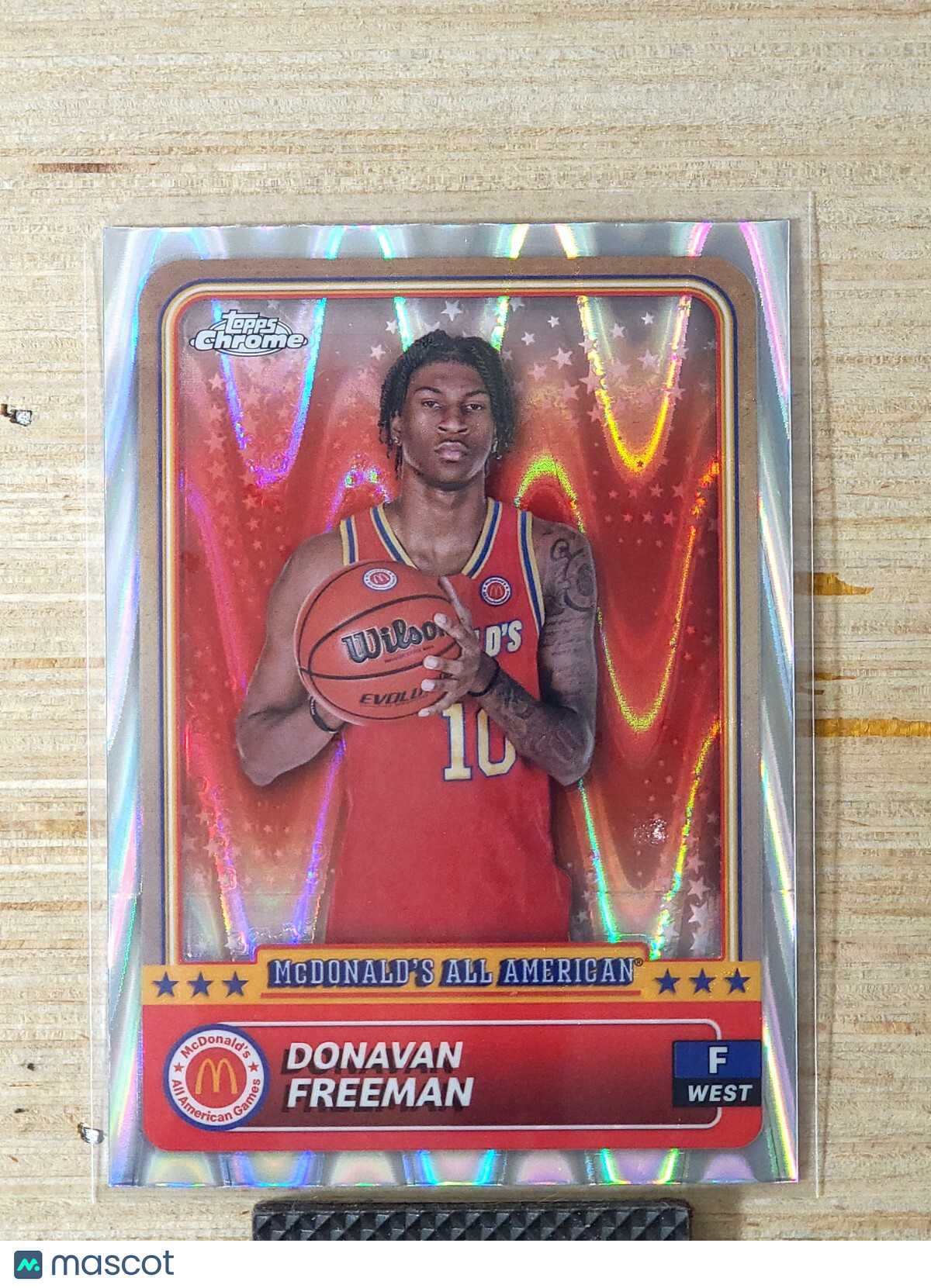2024 Topps Chrome McDonalds All-American #87 Donovan Freeman Raywave