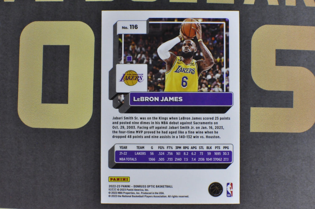 LeBron James #116 (2022 Panini Donruss Optic)