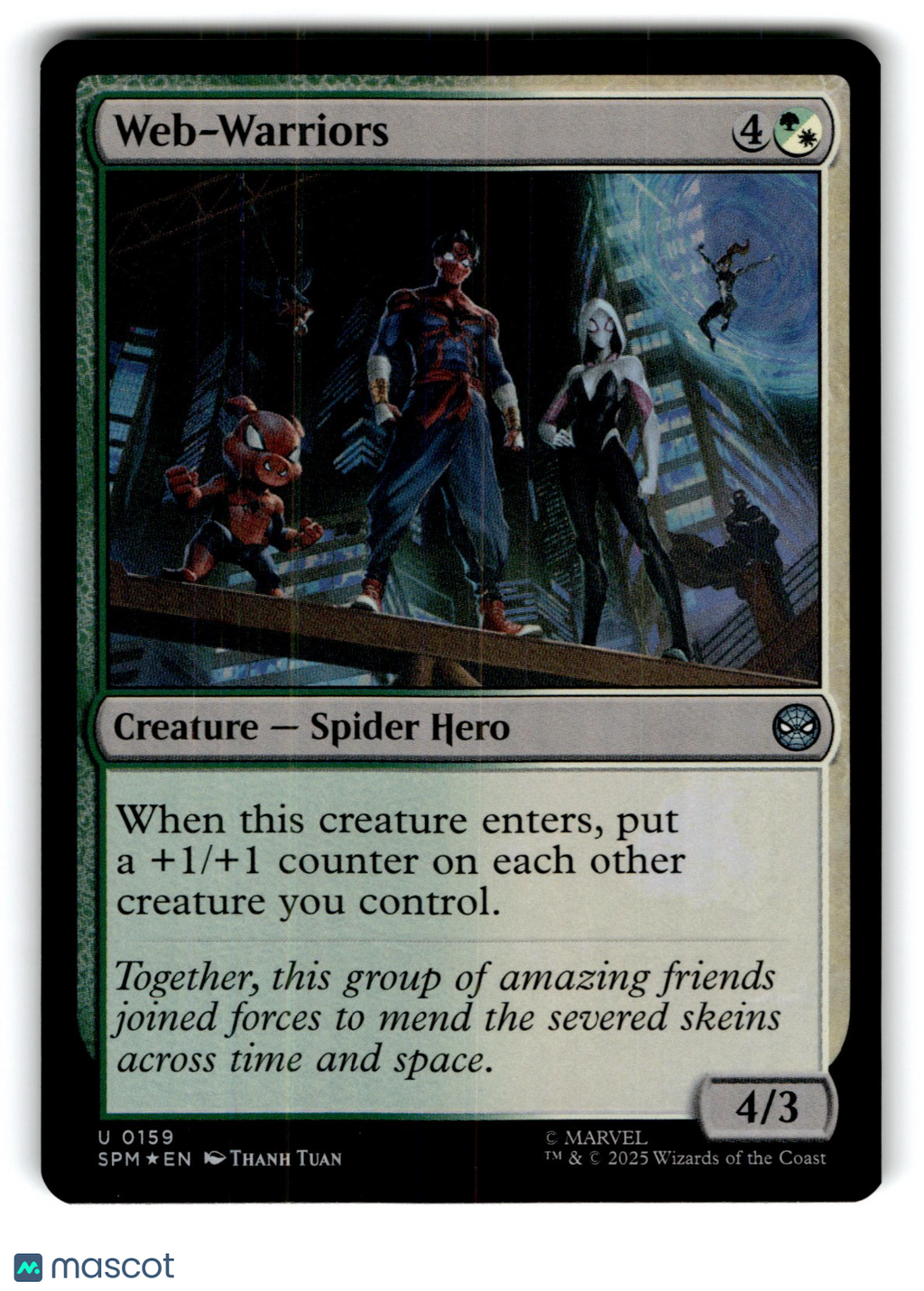 Web-Warriors Marvel's Spider-Man Regular Foil
