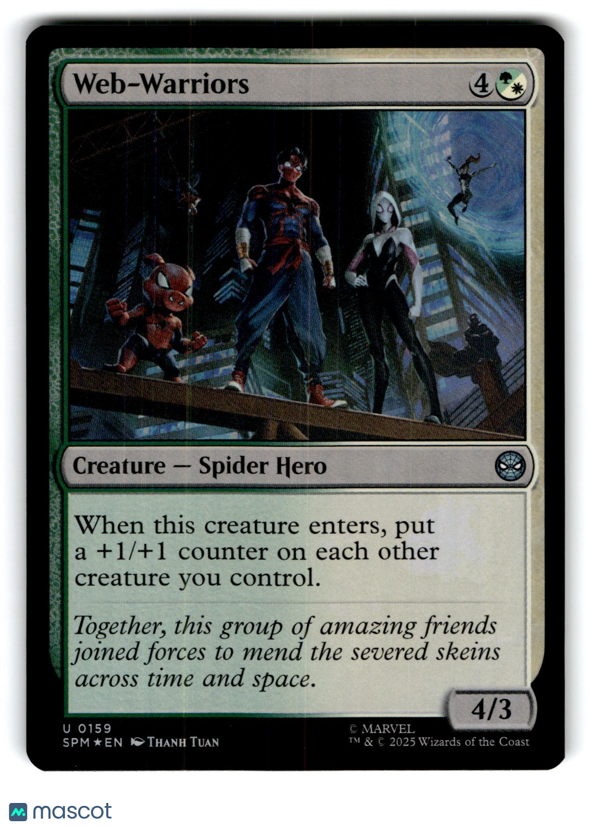 Web-Warriors Marvel's Spider-Man Regular Foil