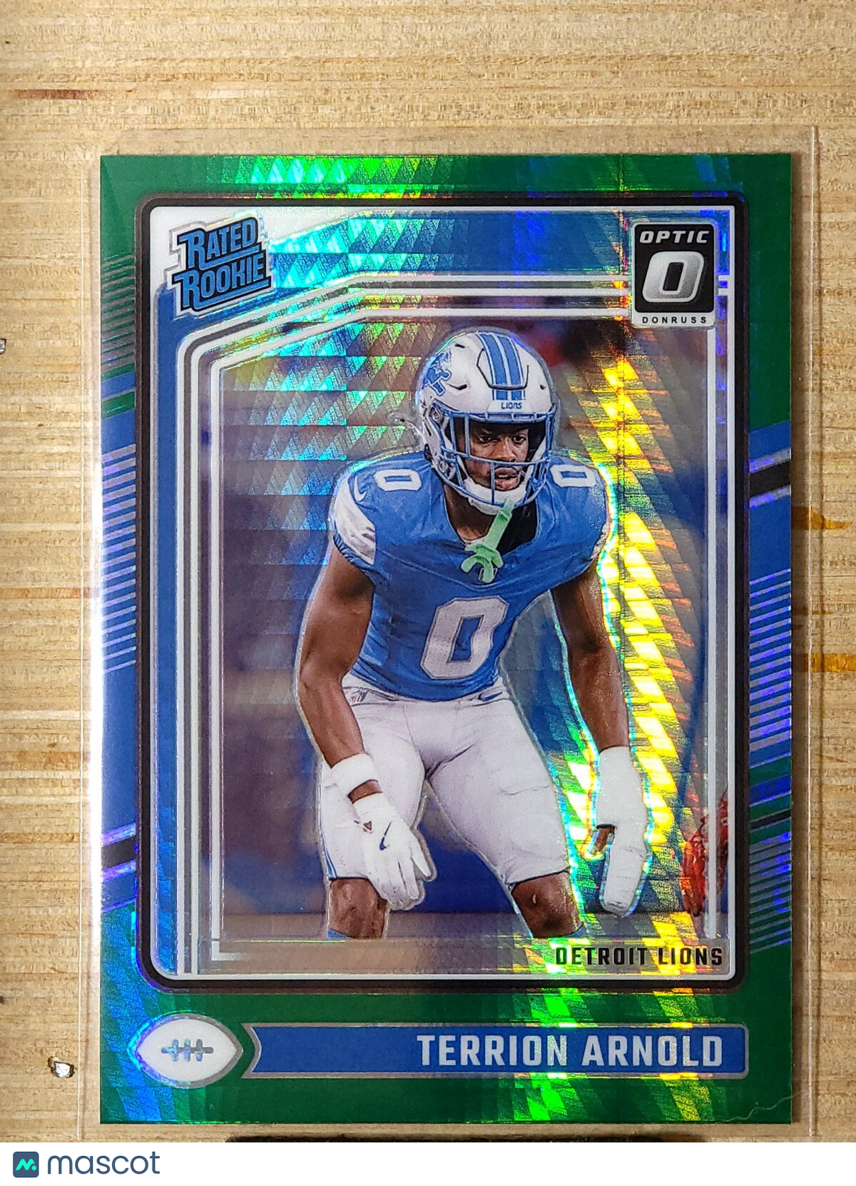 2024 Panini Donruss Optic- Rated Rookie Terrion Arnold #290 Green Hyper