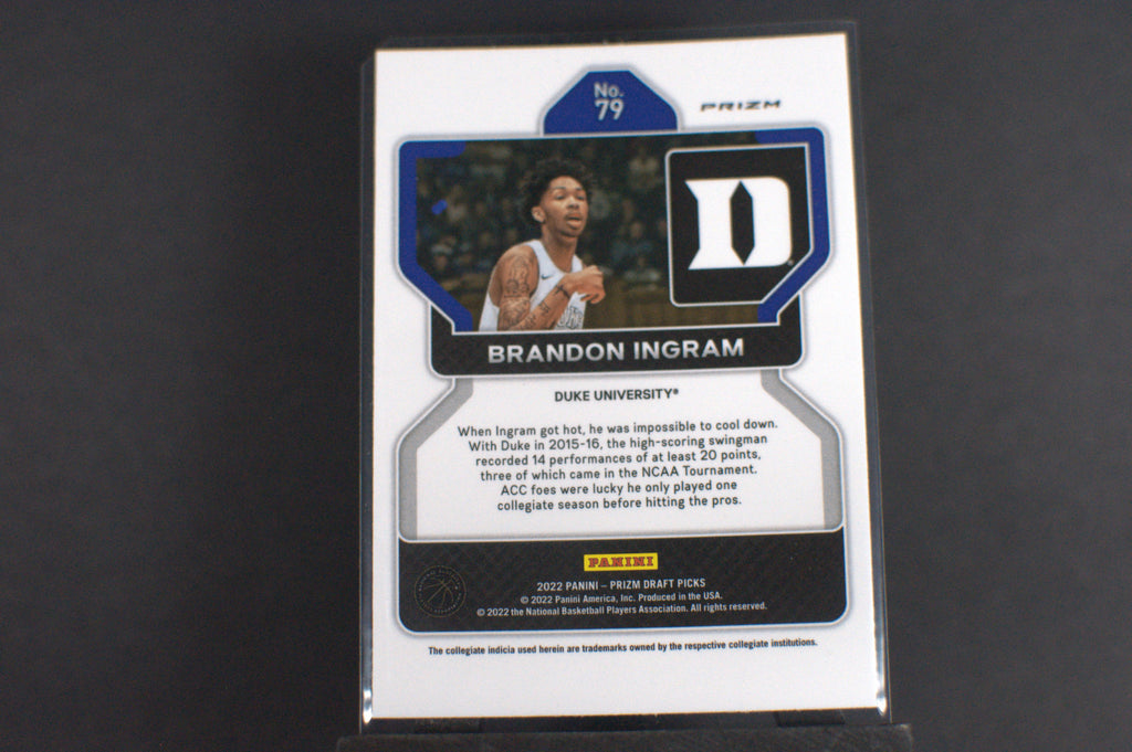 2022 Panini Prizm Draft Picks: Brandon Ingram [Red Circles] #79