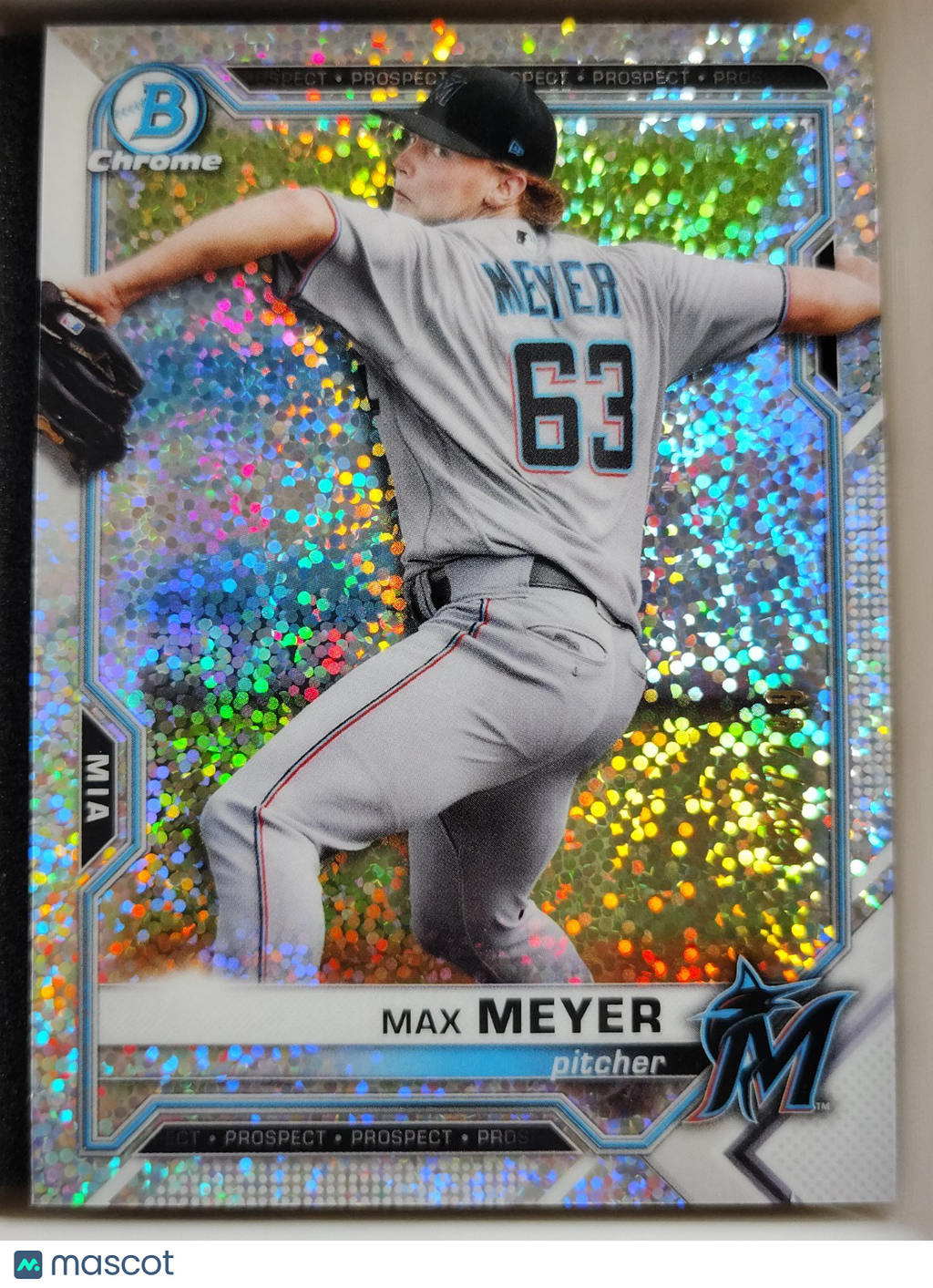 2021 Bowman Chrome #BCP-201 Max Meyer Sparkle 092/299