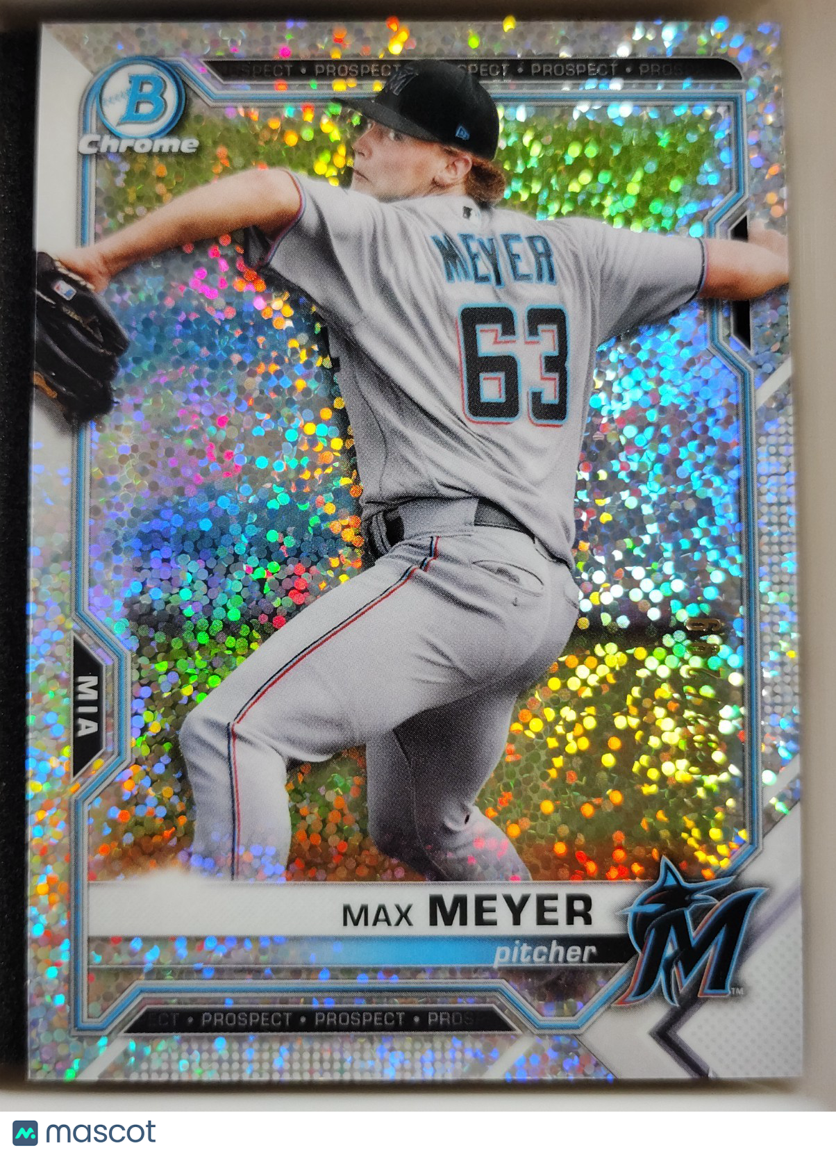 2021 Bowman Chrome #BCP-201 Max Meyer Sparkle 092/299