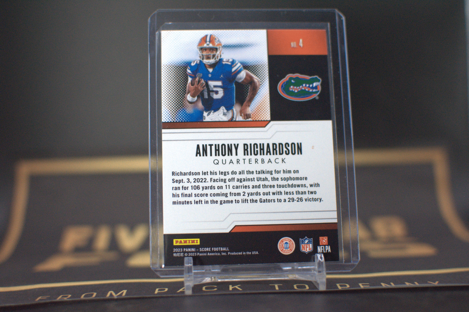 2023 Panini Score Protential: Anthony Richardson #4