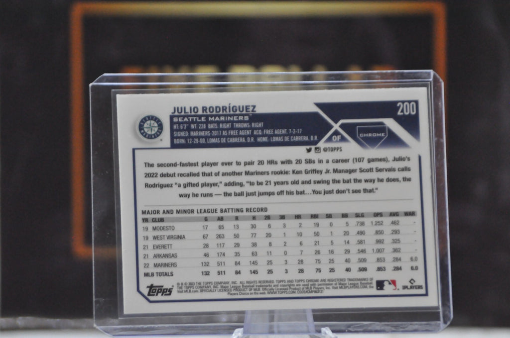 Julio Rodriguez #200 (2023 Topps Chrome)