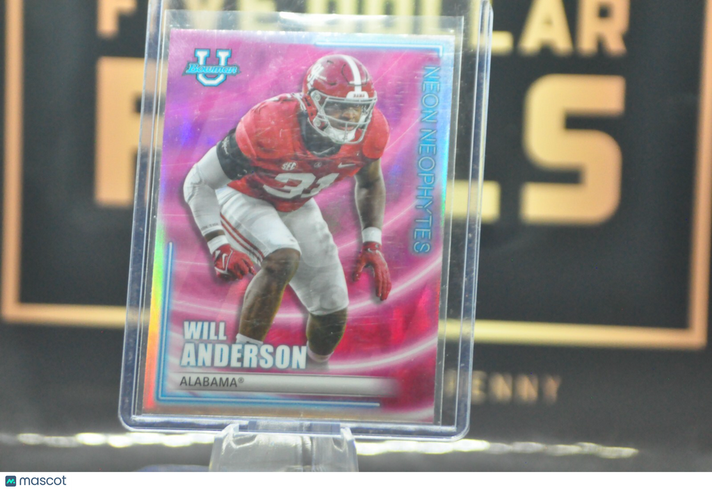 Will Anderson #NN-10 (2022 Bowman's Best University Neon Neophytes)